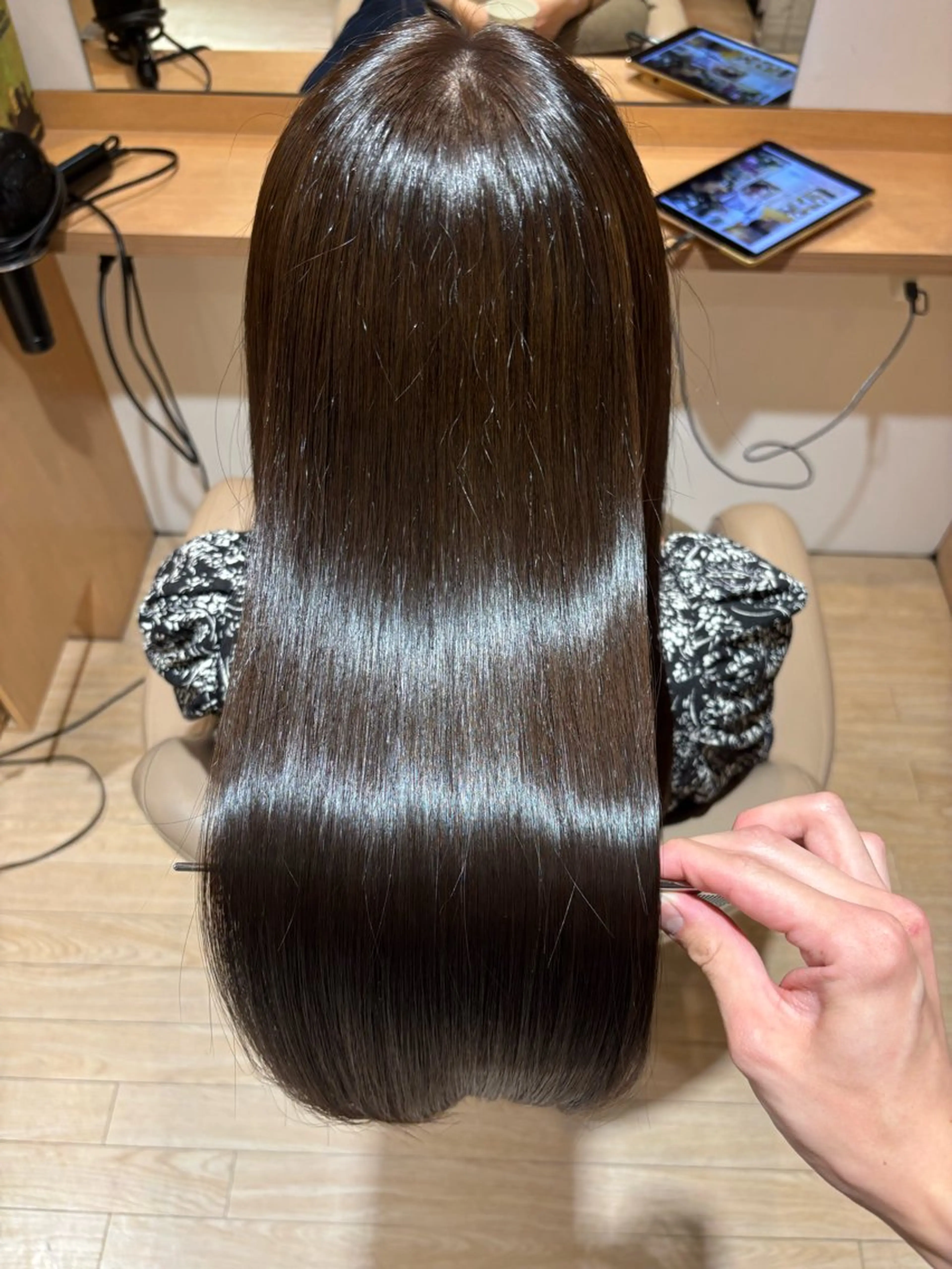 ロング カット ヘアカラー トリートメント [Amphi Tokyo]宮原のヘアスタイル