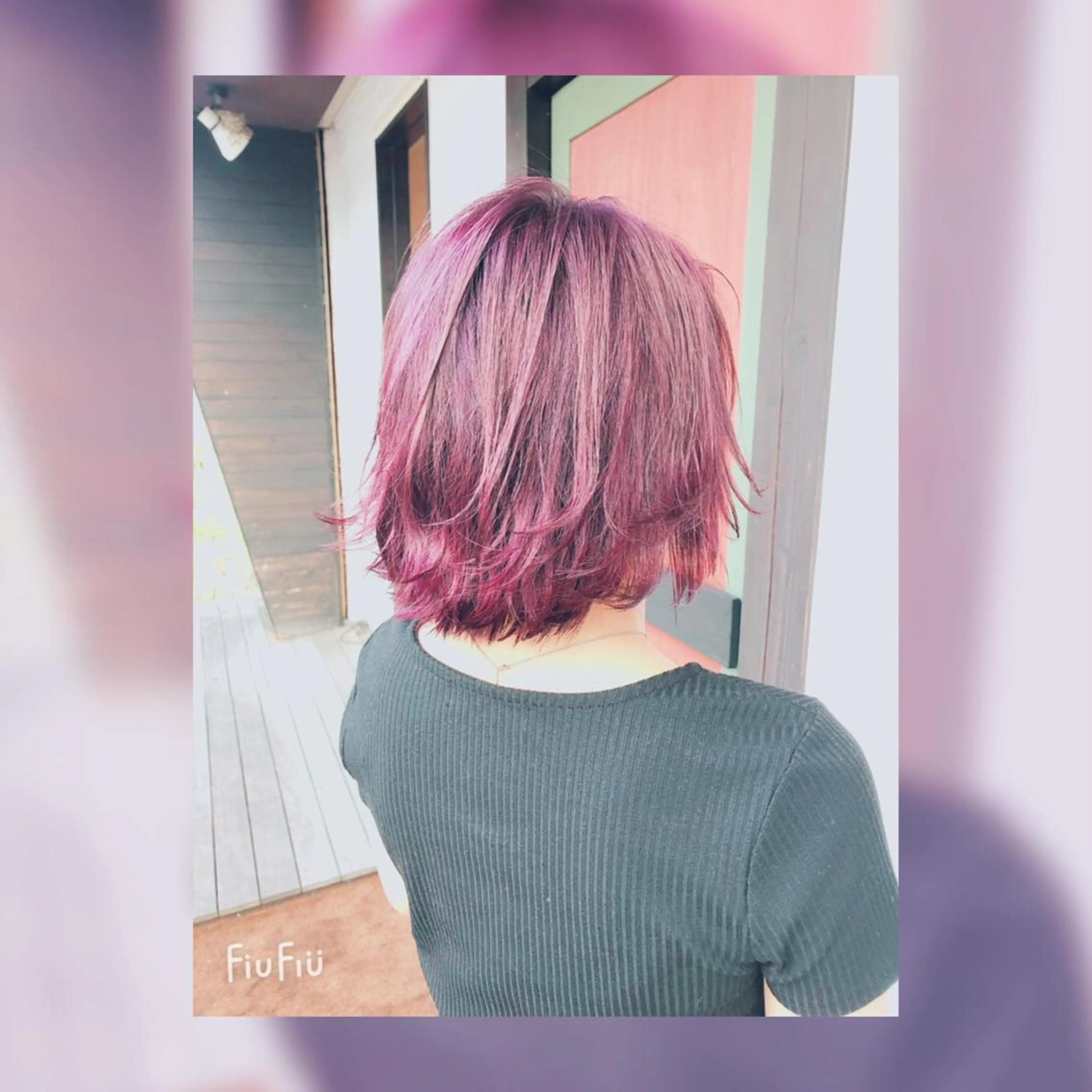 ショート カラー ピンクカラー 華 HANA所属・✨素髪を美しくする✨ 志賀 和雅のヘアスタイル