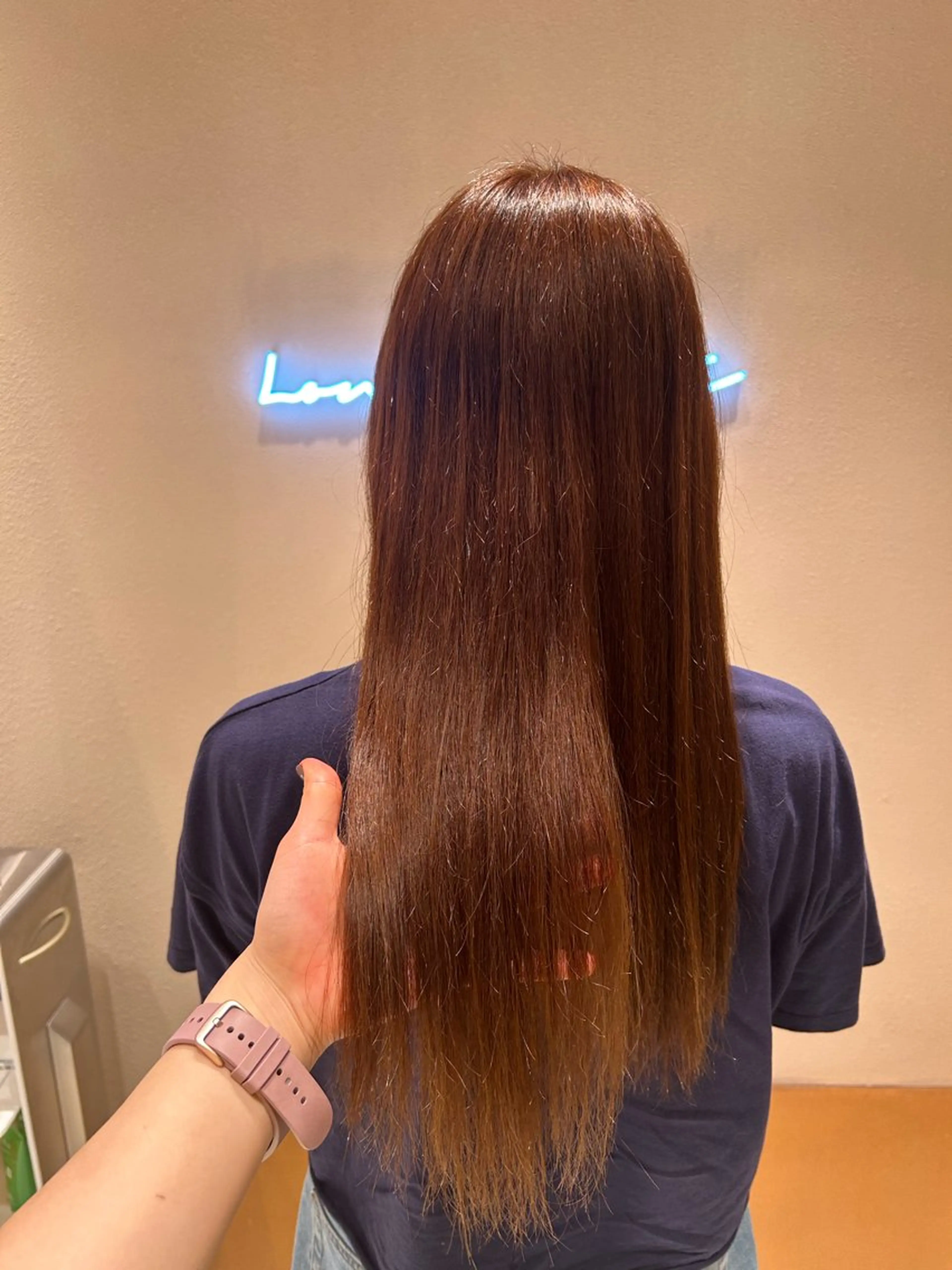 カラー 縮毛矯正 ブリーチෆ‪髪質改善 🎀ོ白岩亜実🎀ོのヘアスタイル