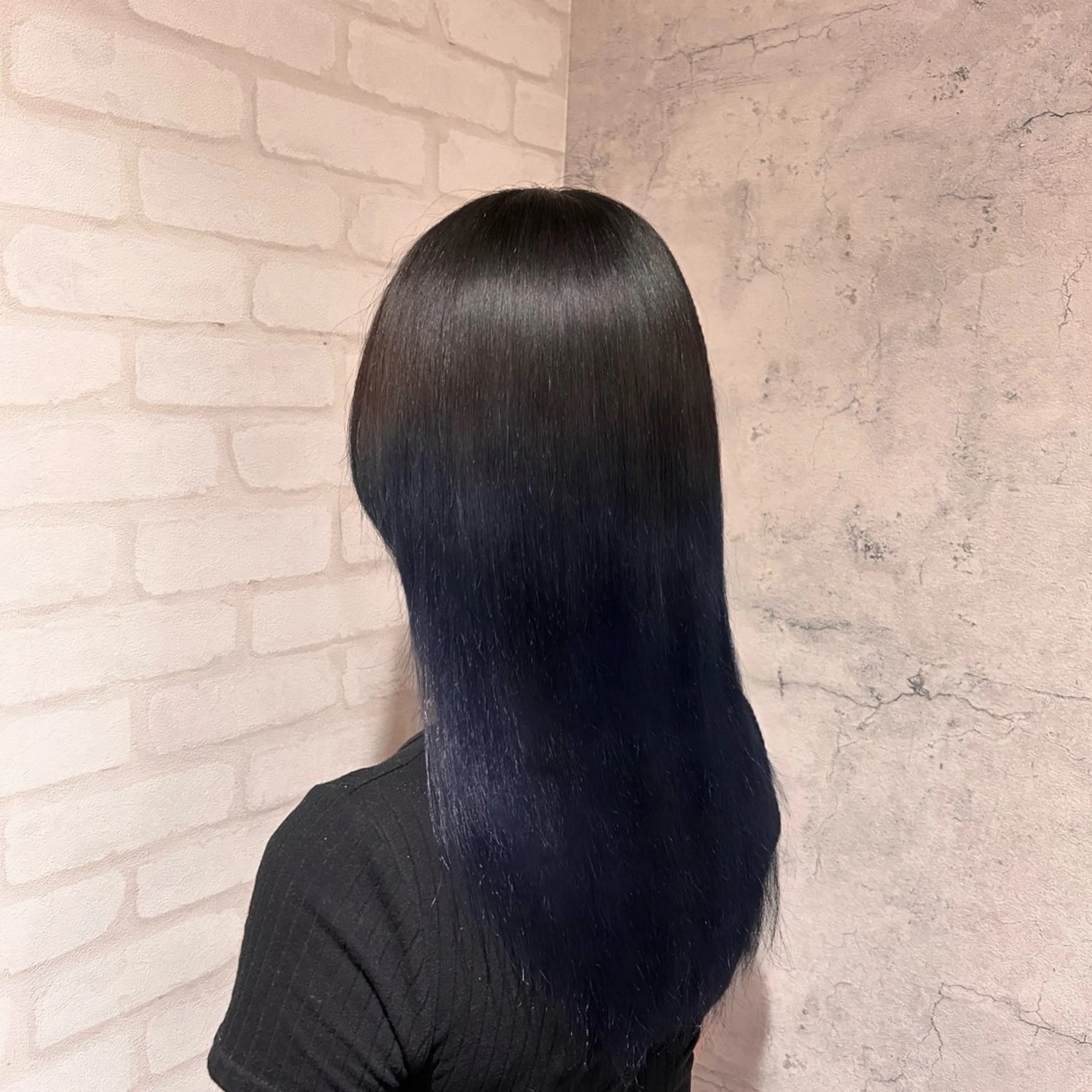 セミロング カラー ハイトーン🇰🇷 19歳美容師アリルのヘアスタイル