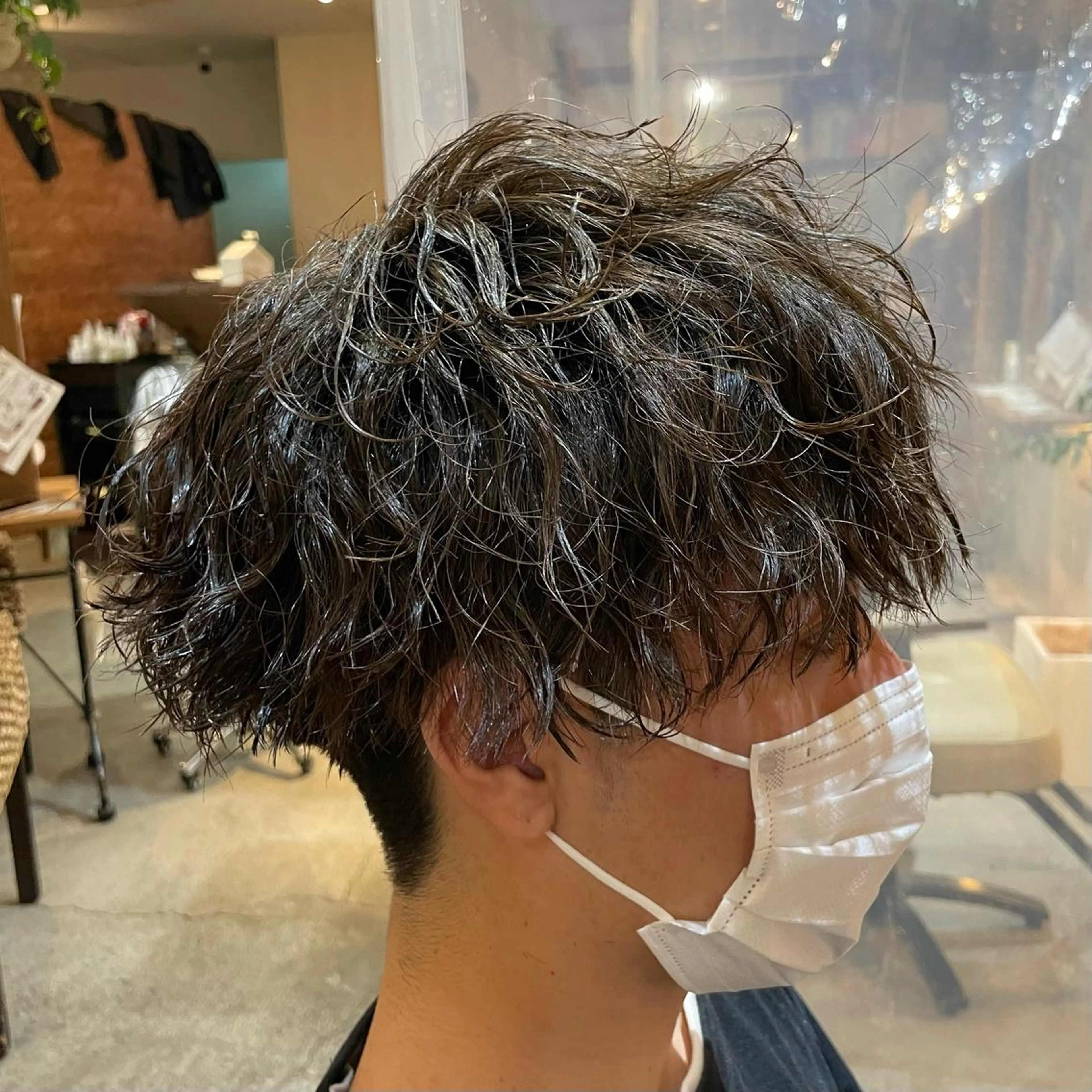 パーマ メンズ メンズパーマ ツイストスパイラルパーマ スパイラルパーマ カット パーマ ヘアセット メンズ/メンズパーマ /心斎橋/新地政紀のヘアスタイル