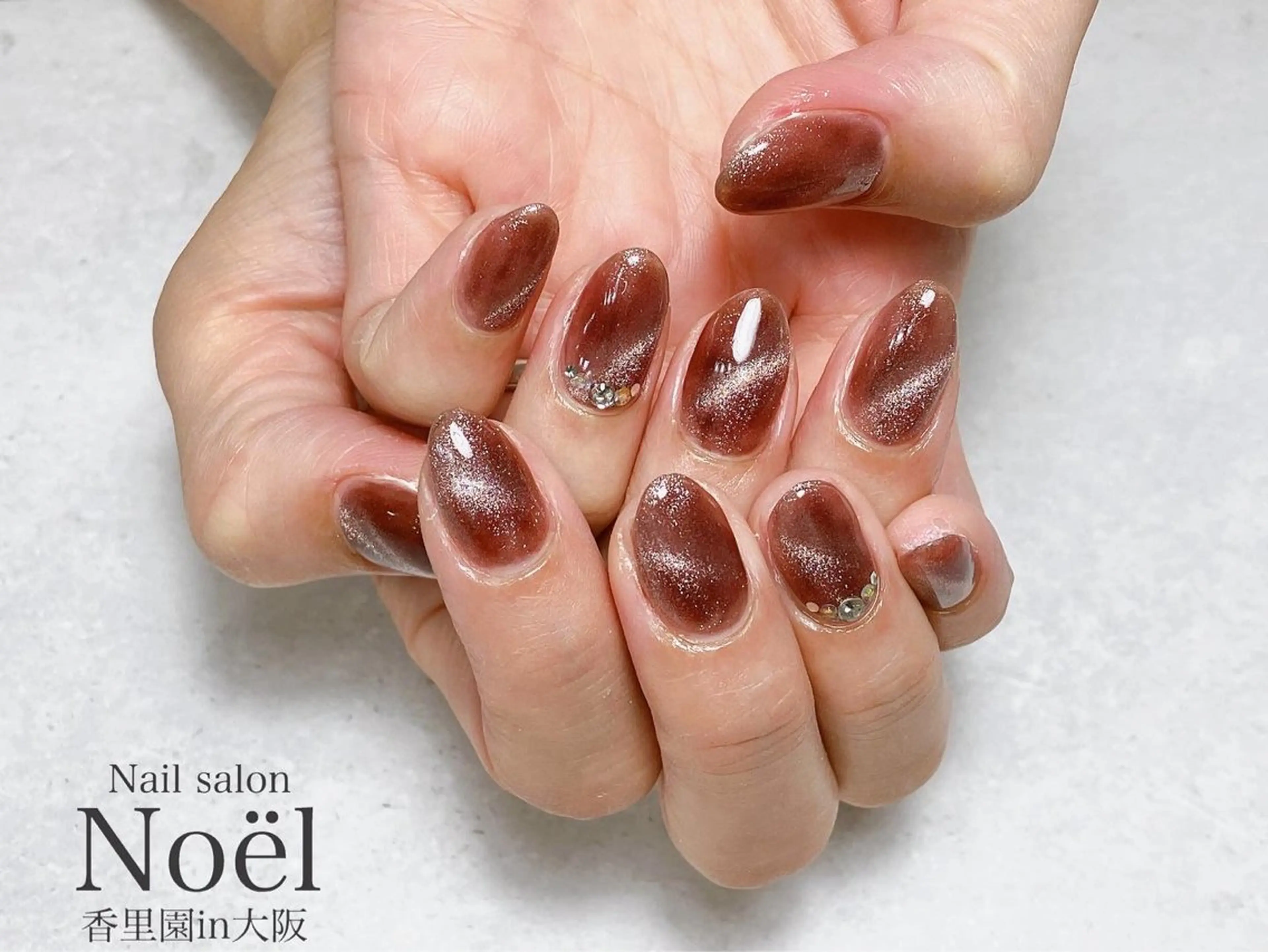 ネイル ストーンネイル Nailsalon Noël所属・Nailsalon ＆Noelのネイルデザイン