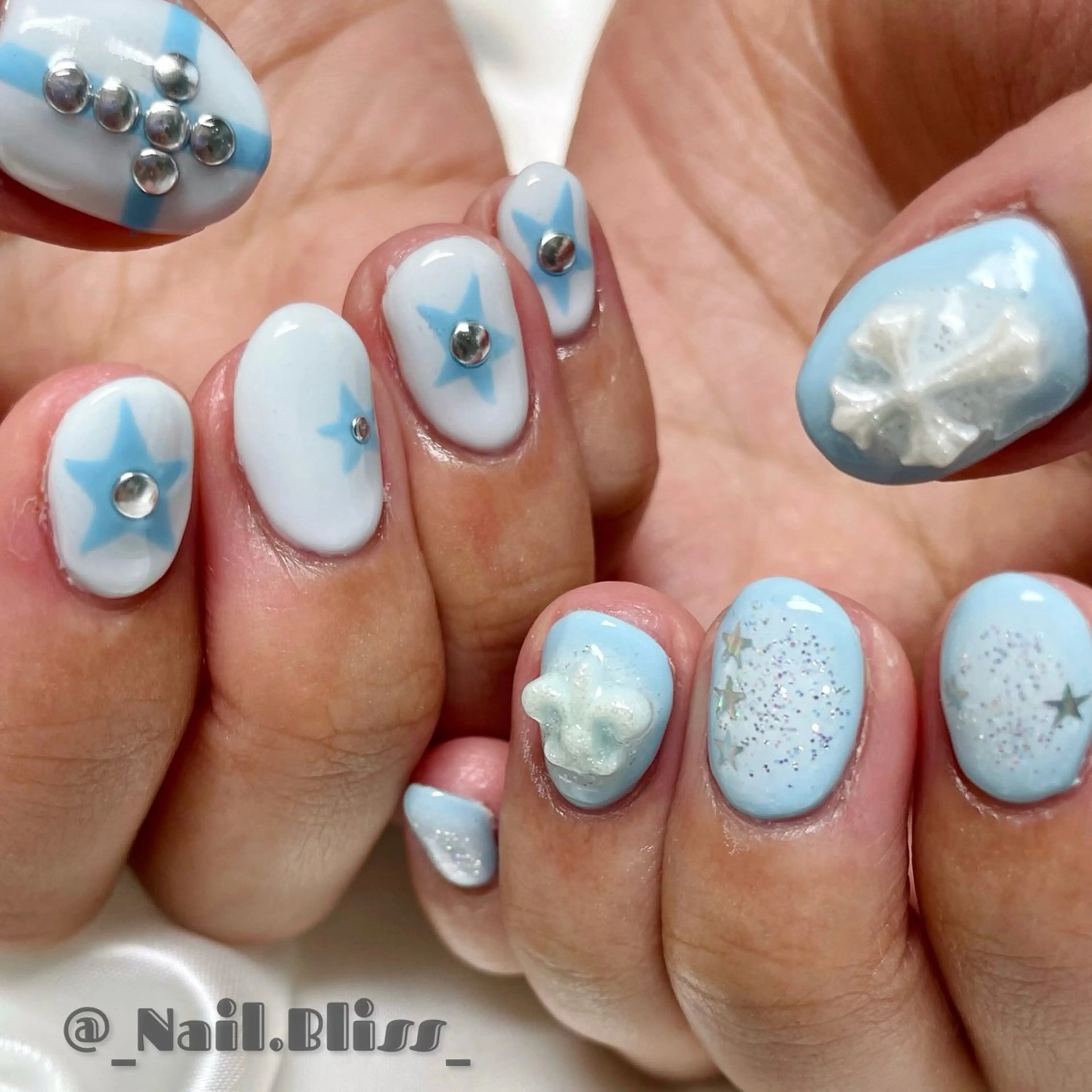 ネイル 持ち込み ハンドネイル NAIL BLISSのネイルデザイン