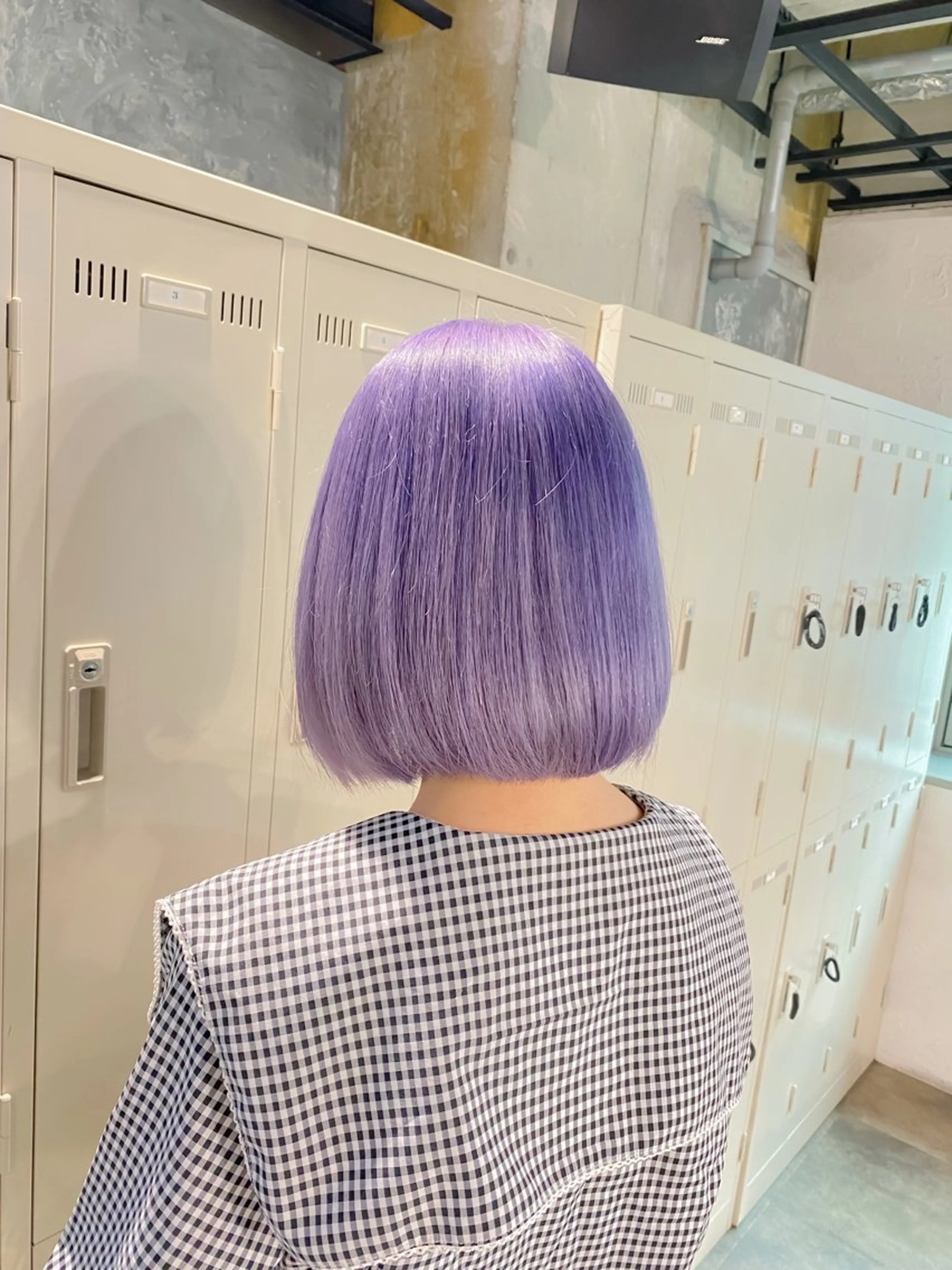 ミディアム パーマ ヘアアレンジ メンズ メンズハイトーン ボブ 🫧ハイトーン🫧 TOPstylistのヘアスタイル