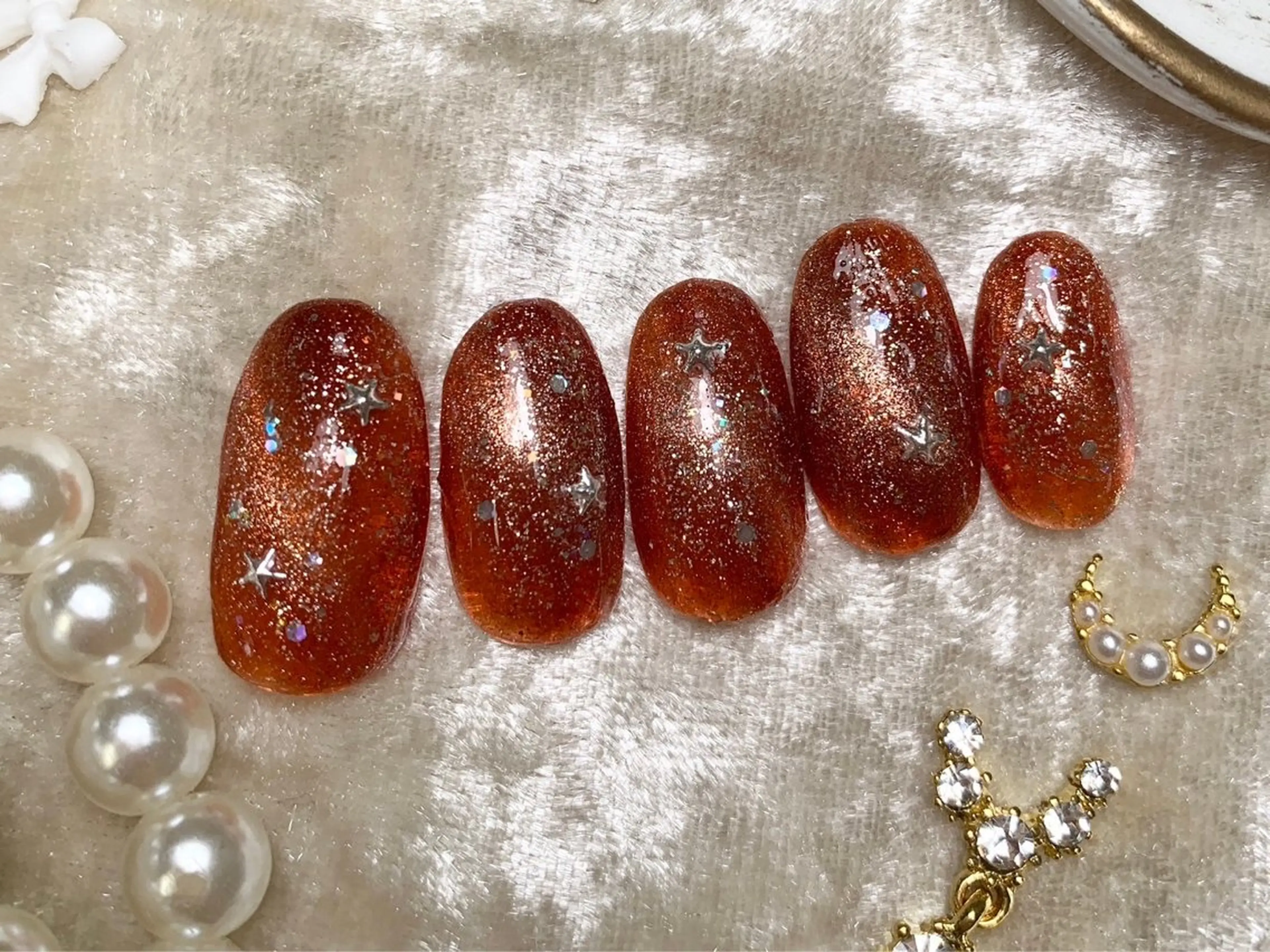 ネイル ハンドネイル ネイルPetit Ribbonのネイルデザイン