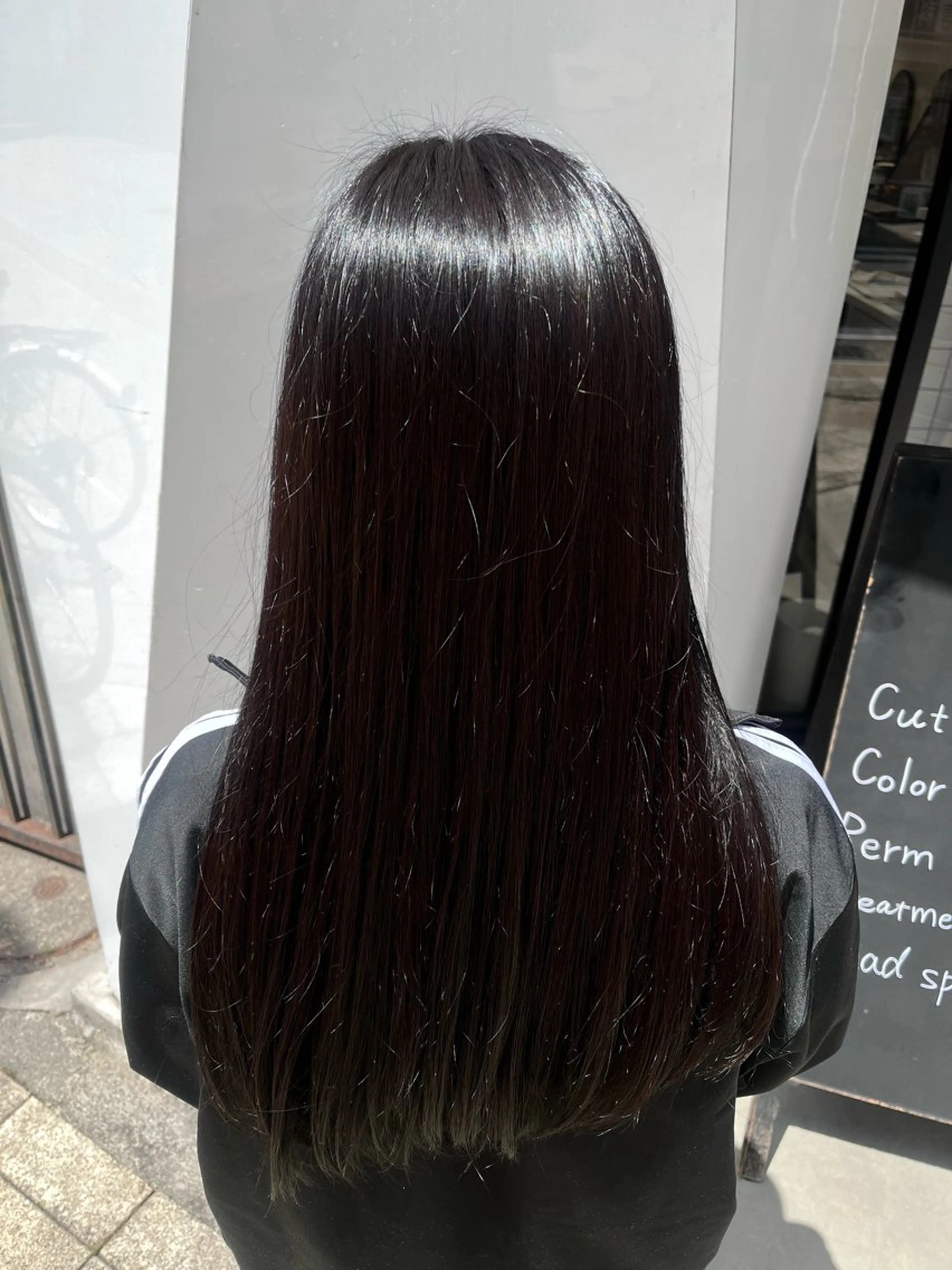 ロング カラー トレンドスタイル SAE🖤✨のヘアスタイル