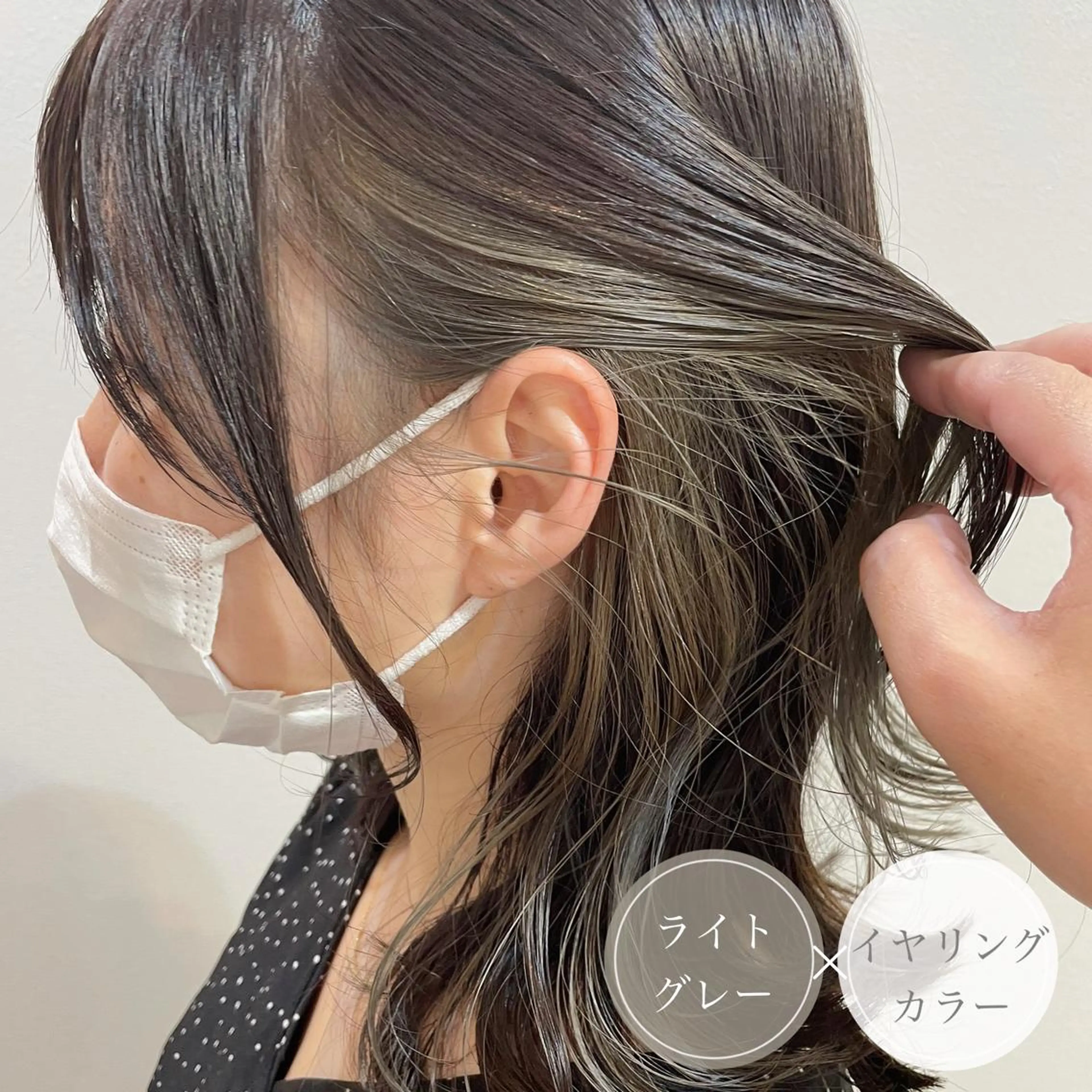 ショート カラー ショートボブ アッシュ ミストバング ベージュカラー ブルーカラー カット ヘアカラー ショート・ボブ💫 シブヤトモヒロのヘアスタイル
