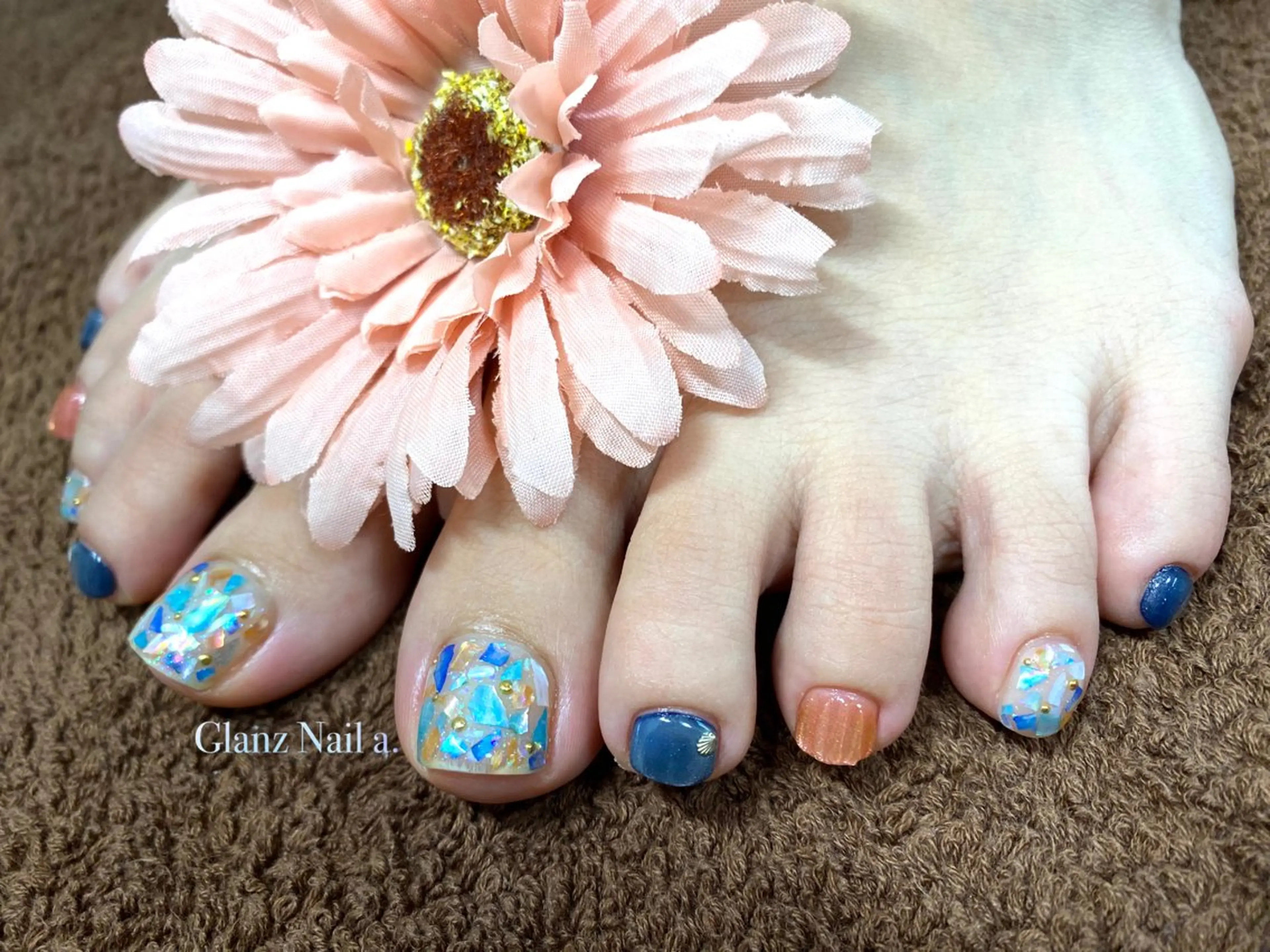 ネイル フットネイル Glanz  Nail aのネイルデザイン