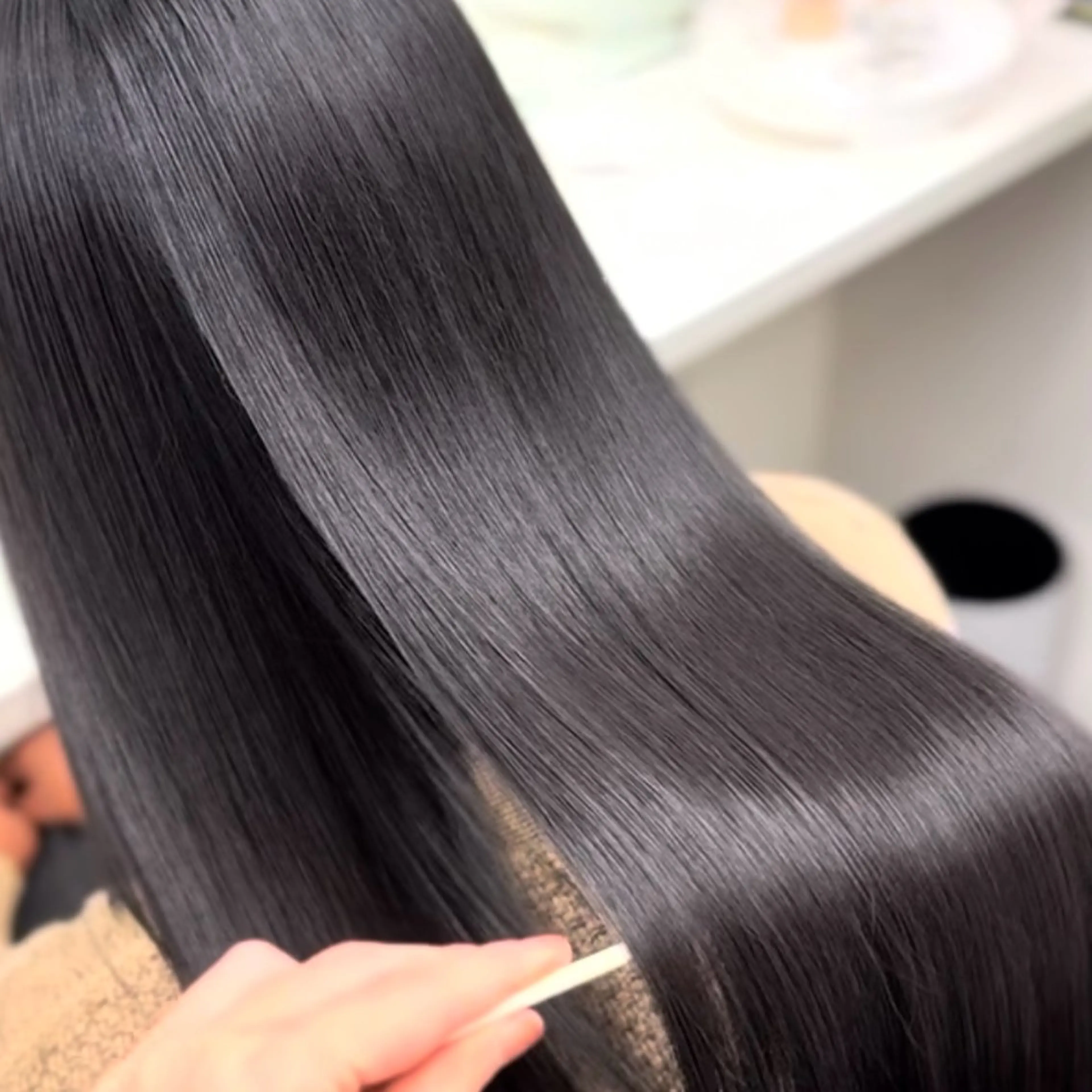 縮毛矯正 トリートメント ハイトーン/ 髪質改善/上質艶髪のヘアスタイル