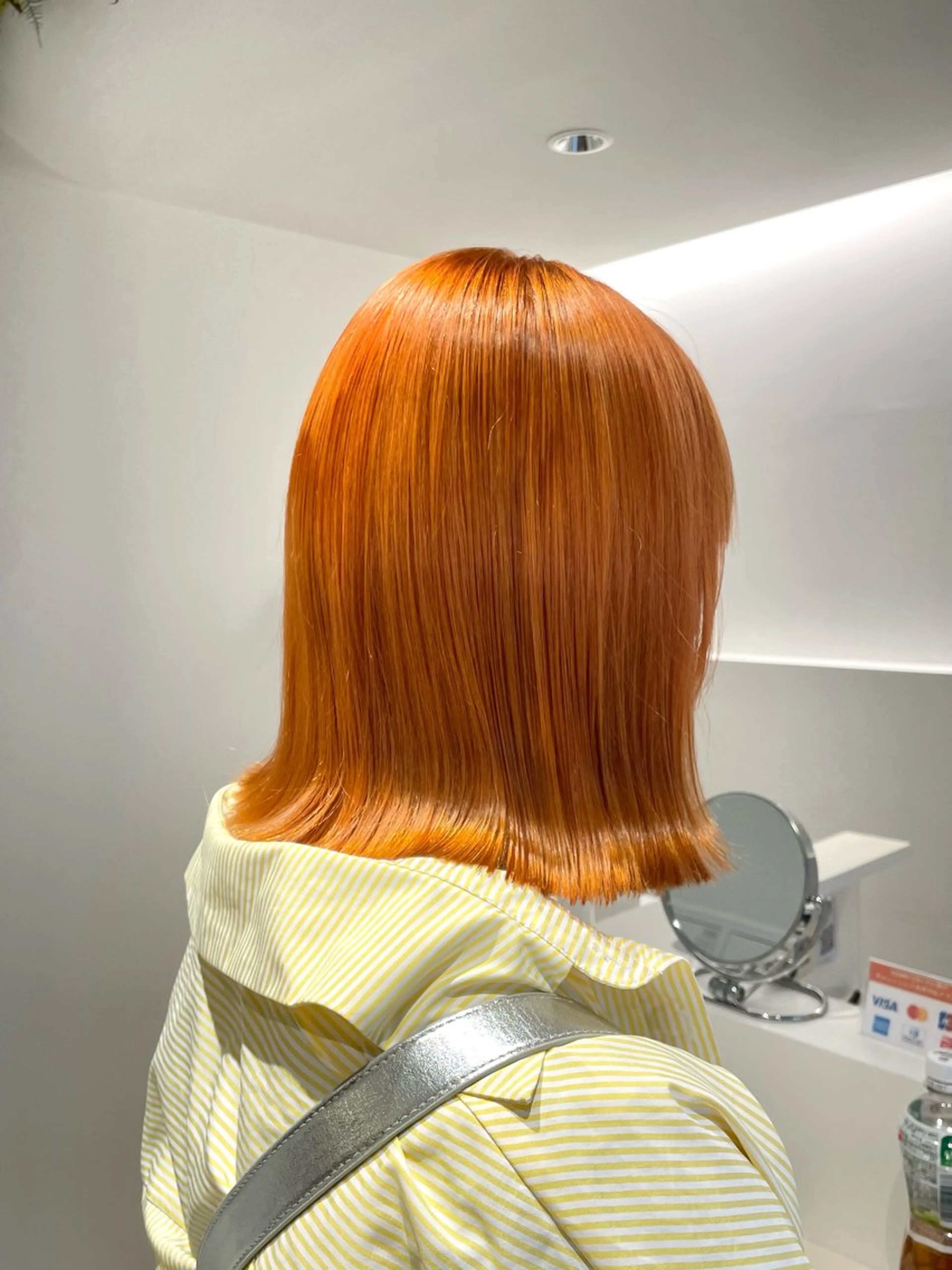ミディアム カラー カット ヘアカラー Jr.stylist 彩乃のヘアスタイル