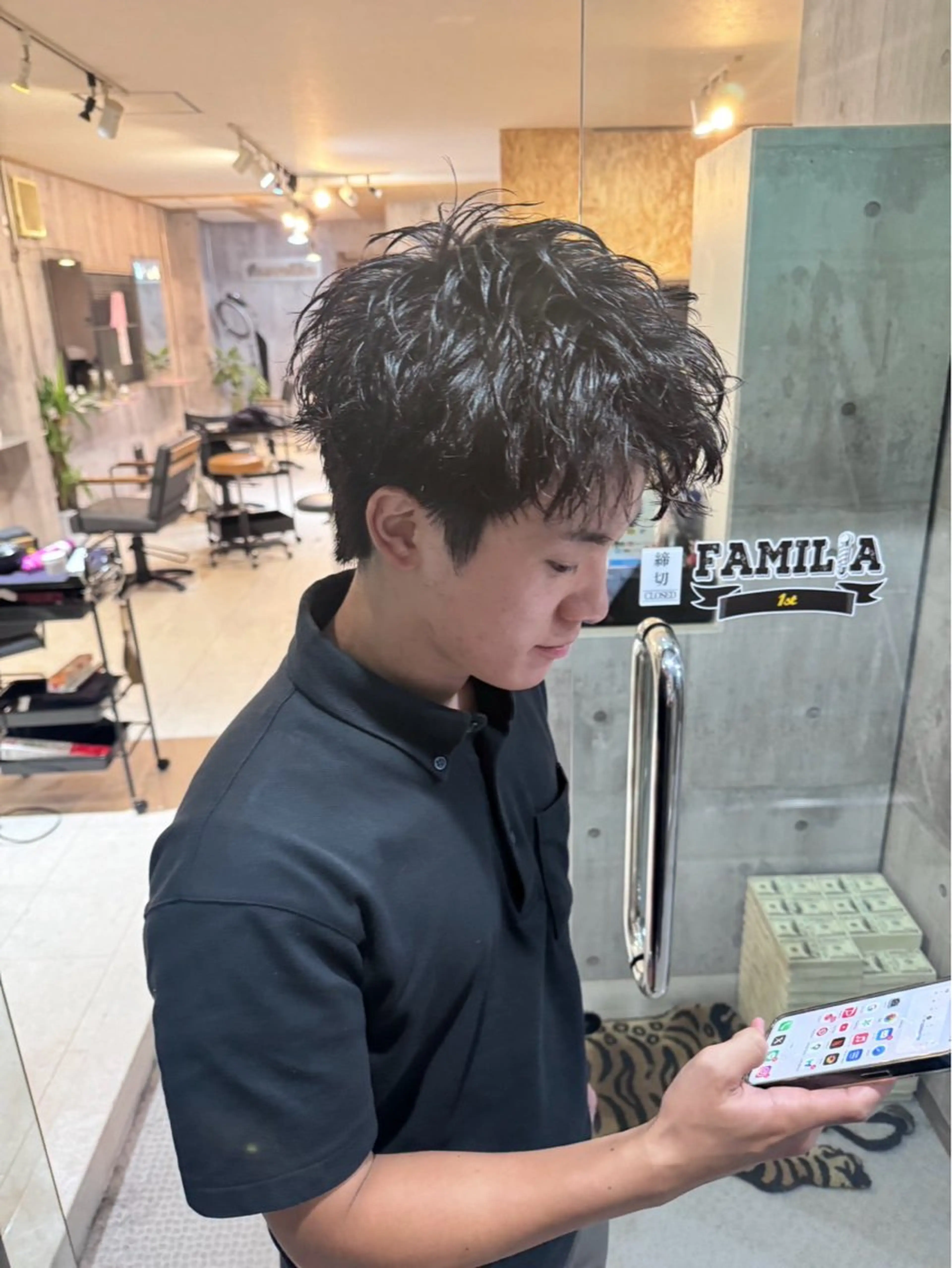 メンズカット+眉毛カットの写真