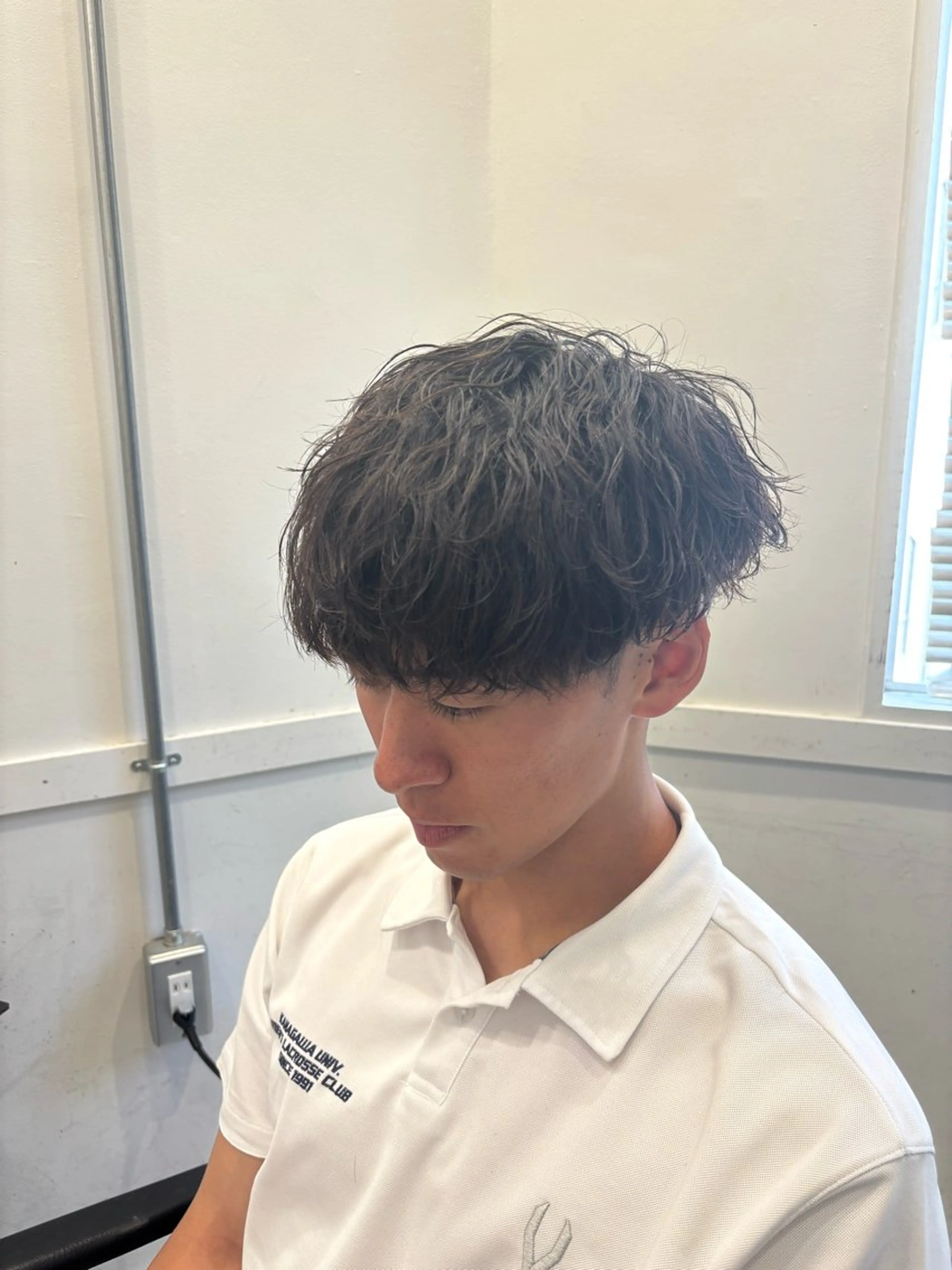 パーマ メンズ カット パーマ ヘッドスパ Go Today シェアサロン 横浜店所属・【ただの天才 🎨】のヘアスタイル