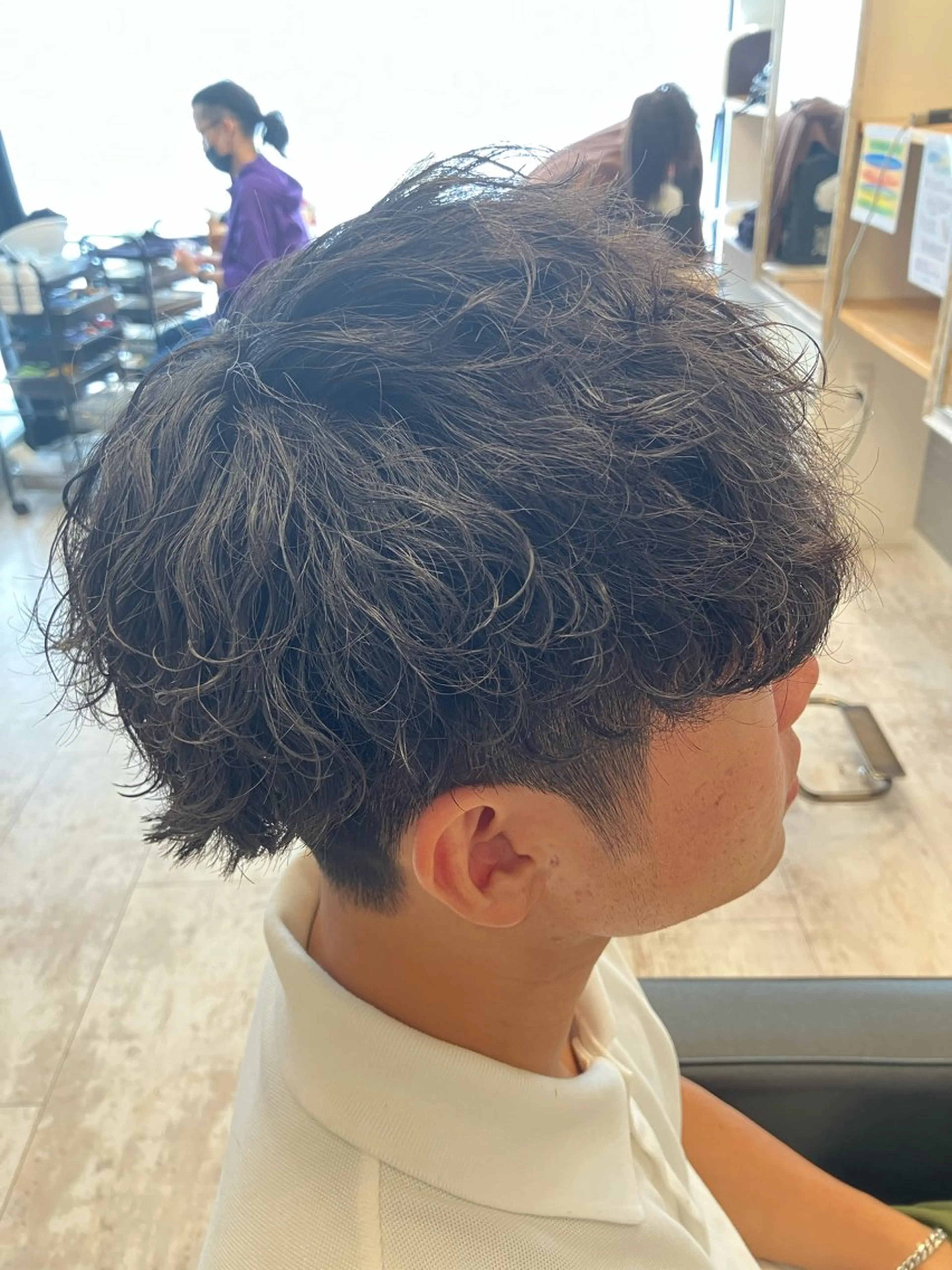 パーマ メンズ カット パーマ メンズ特化/パーマ/ フェードWATARUのヘアスタイル