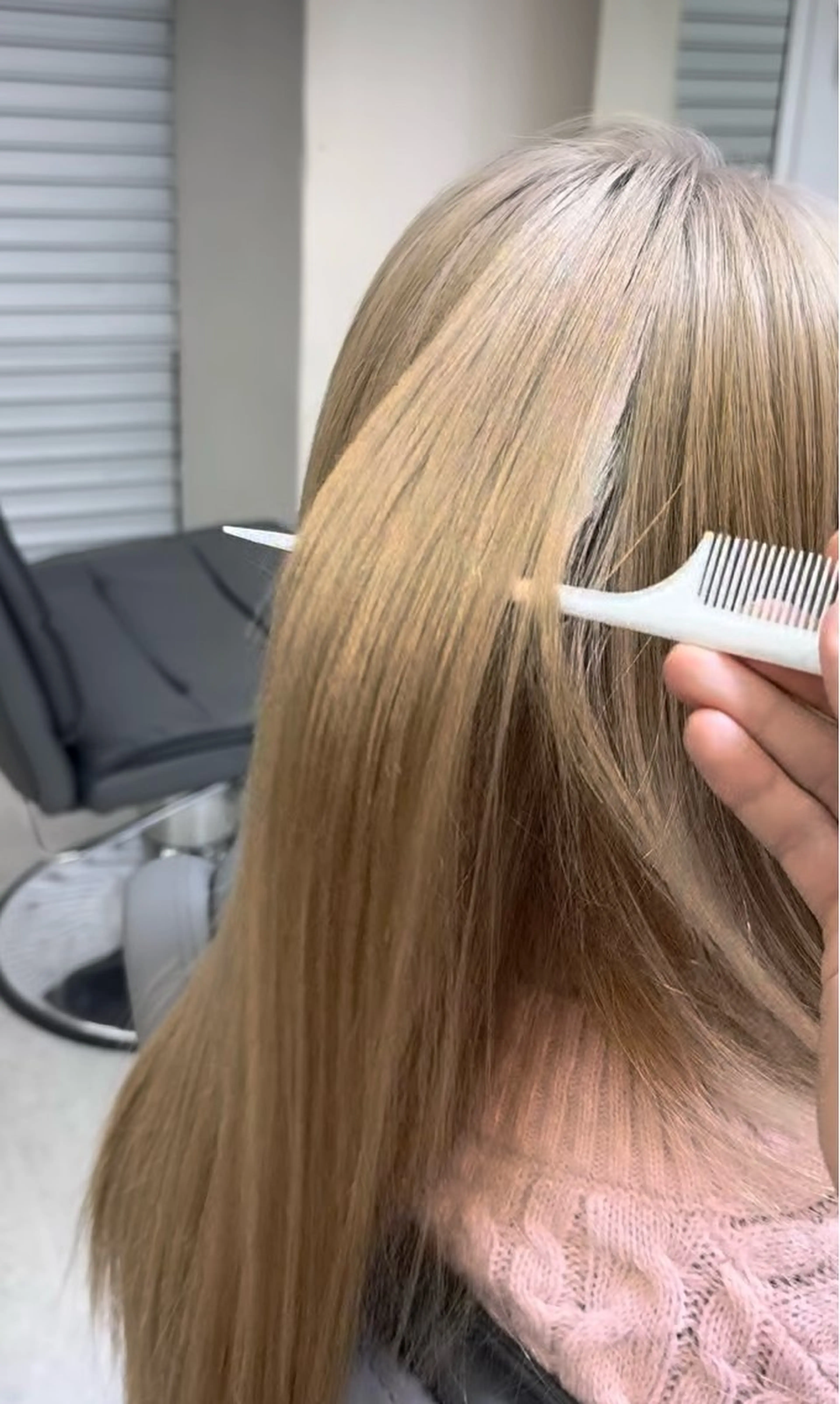 ロング カラー 髪質改善 ヘアカラー トリートメント 柏ハイトーン特化🌈 だいちのヘアスタイル