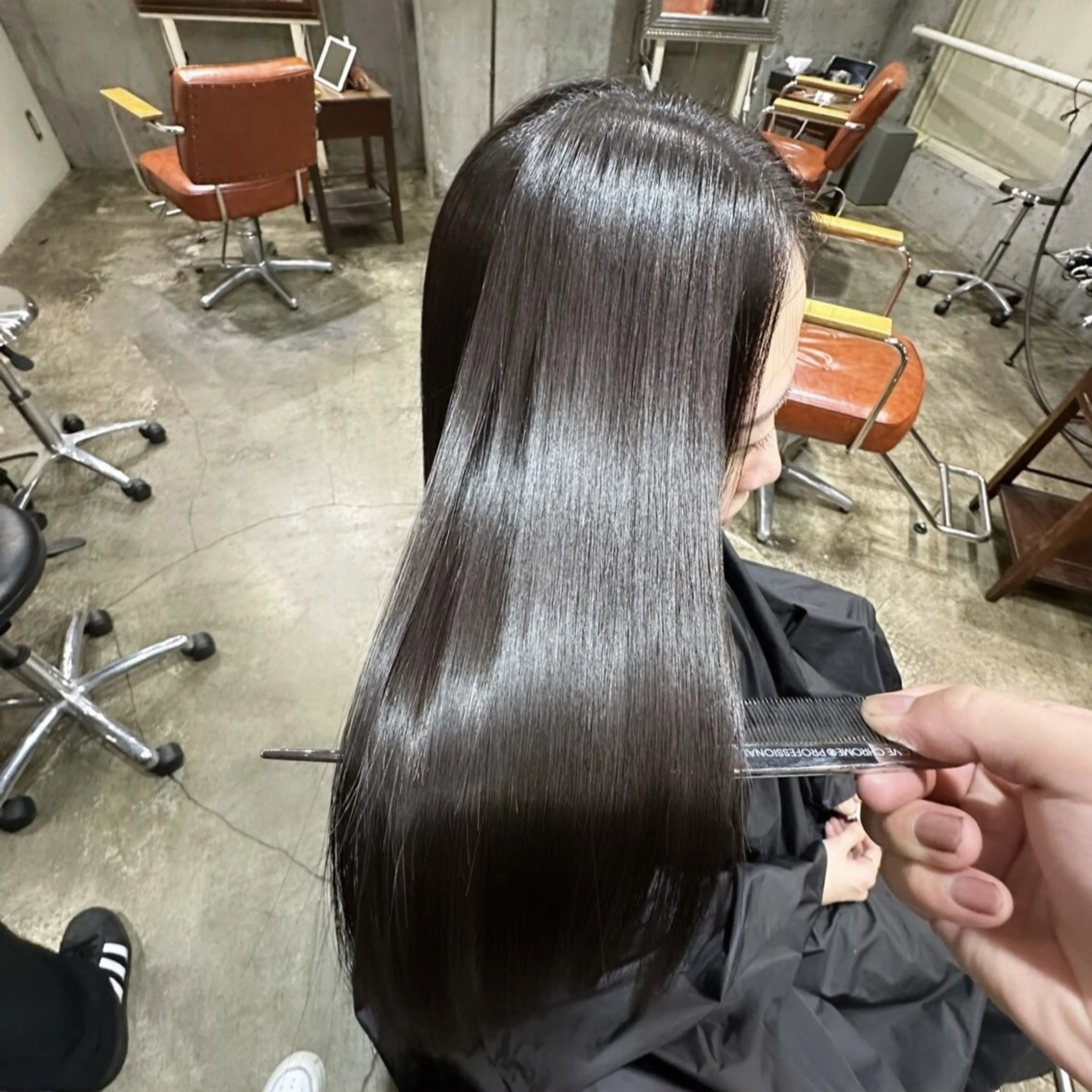 ロング トリートメント 【💎ツヤ髪💎】 ダメージレスカラー✨のヘアスタイル