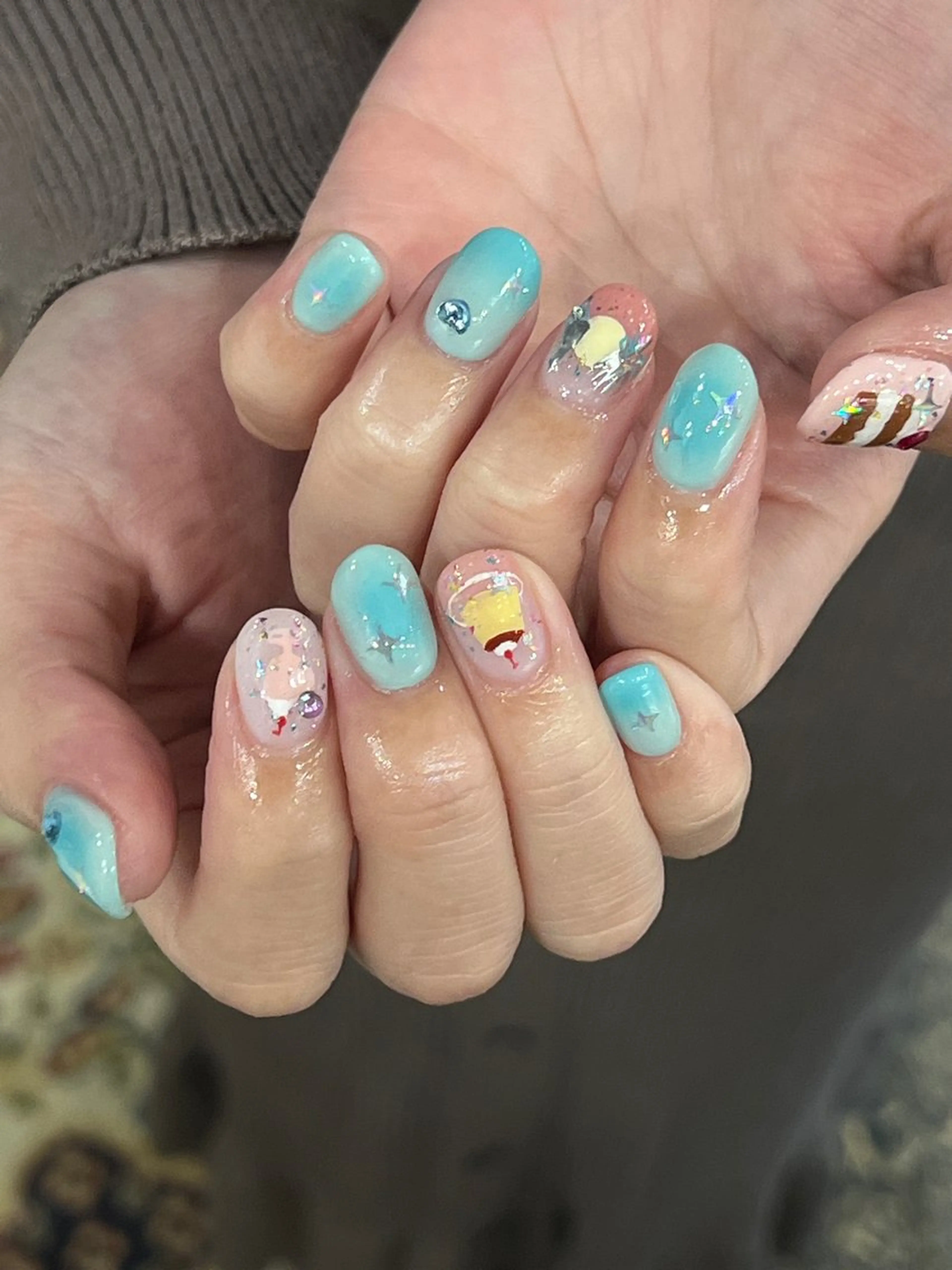 ネイル Sweet nail所属・SWEETNAIL 💙ユイのネイルデザイン