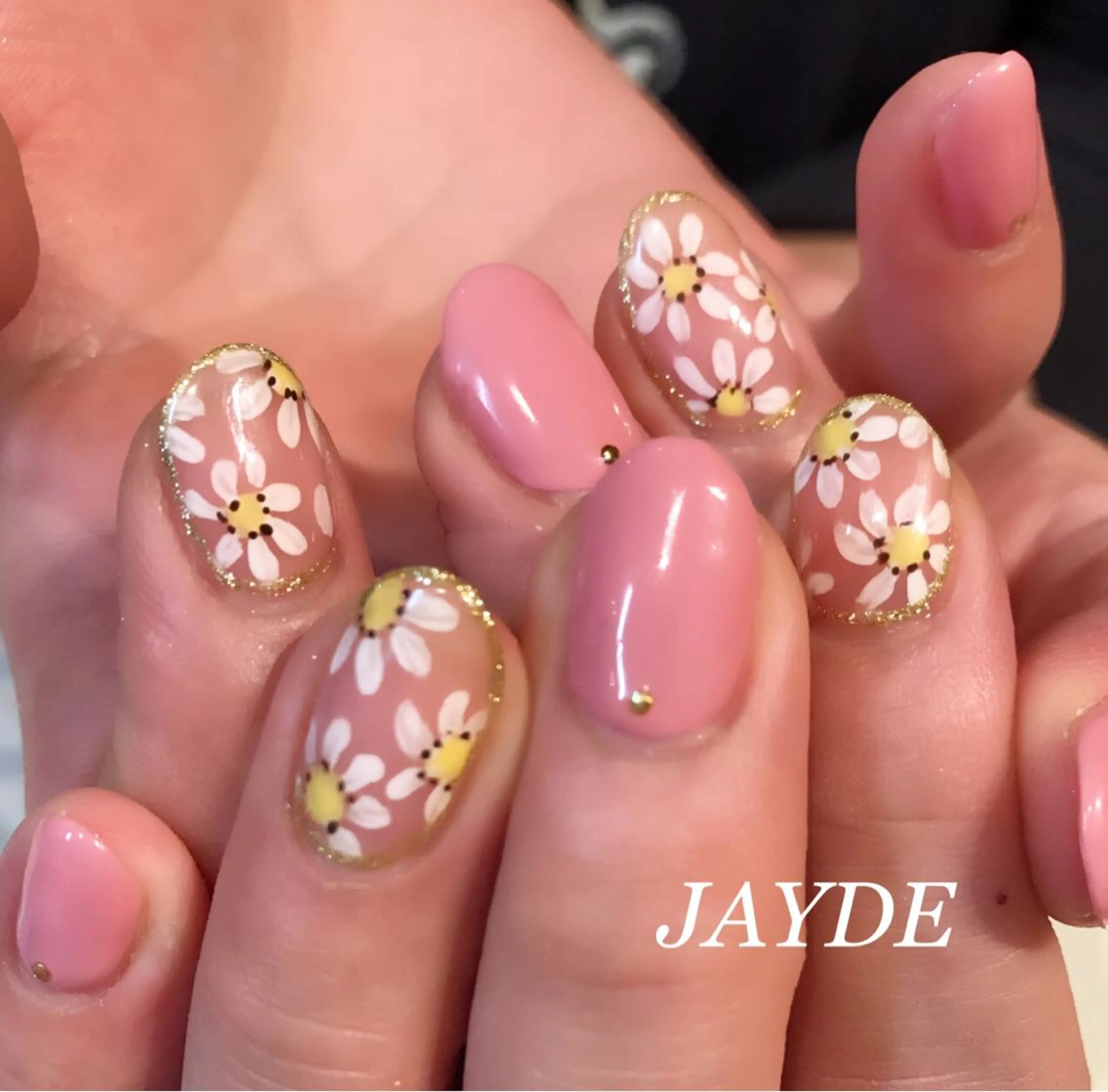 ネイル フラワーネイル JAYDE ジェイドのマツエク・マツパデザイン