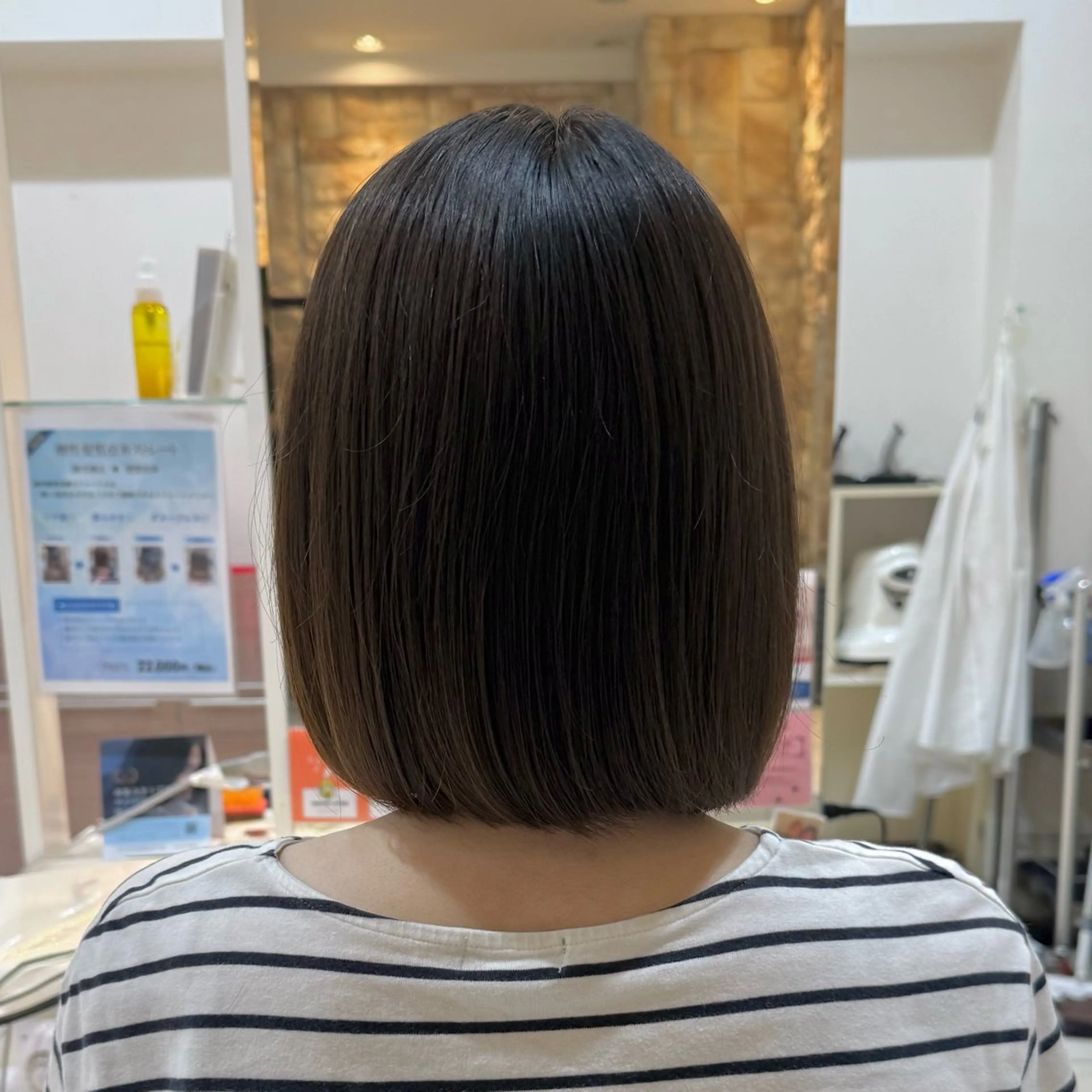 ミディアム カット/艶カラー🎨 平間千賀のヘアスタイル