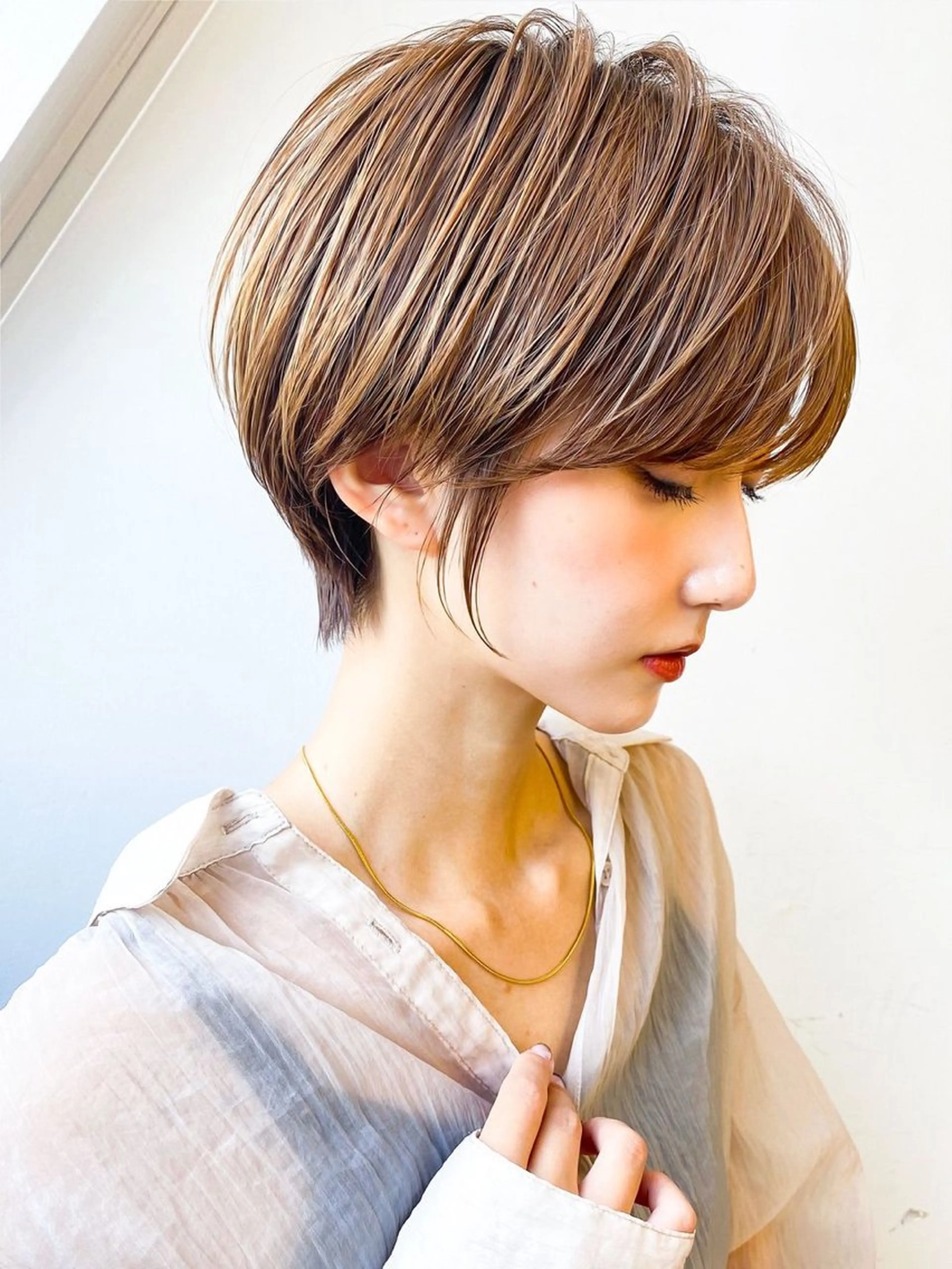 ショート カット ヘアカラー 当日予約◎/艶カラー /縮毛矯正/雨森大晃のヘアスタイル