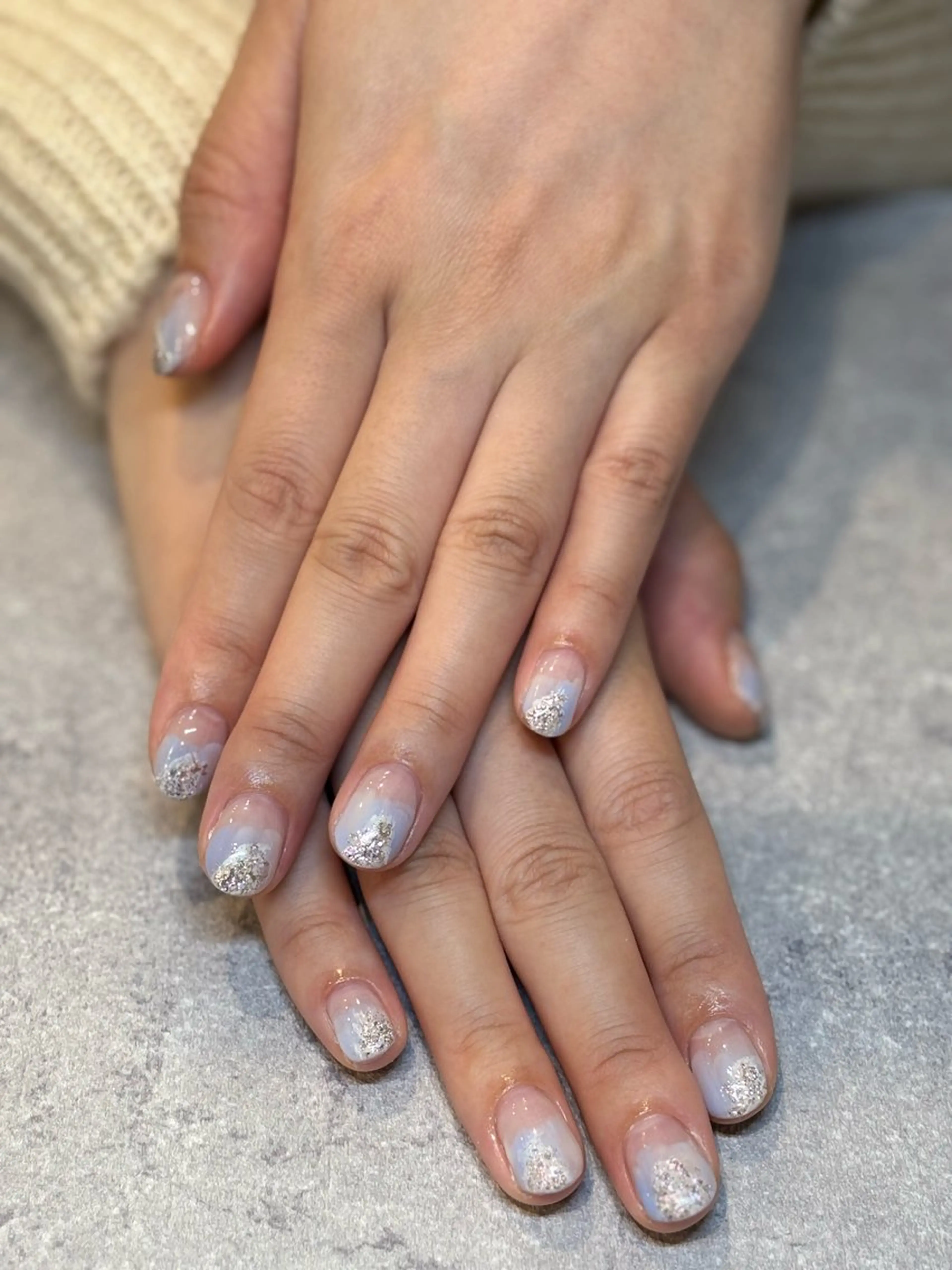 ネイル ブルー Minamo 🩵のネイルデザイン