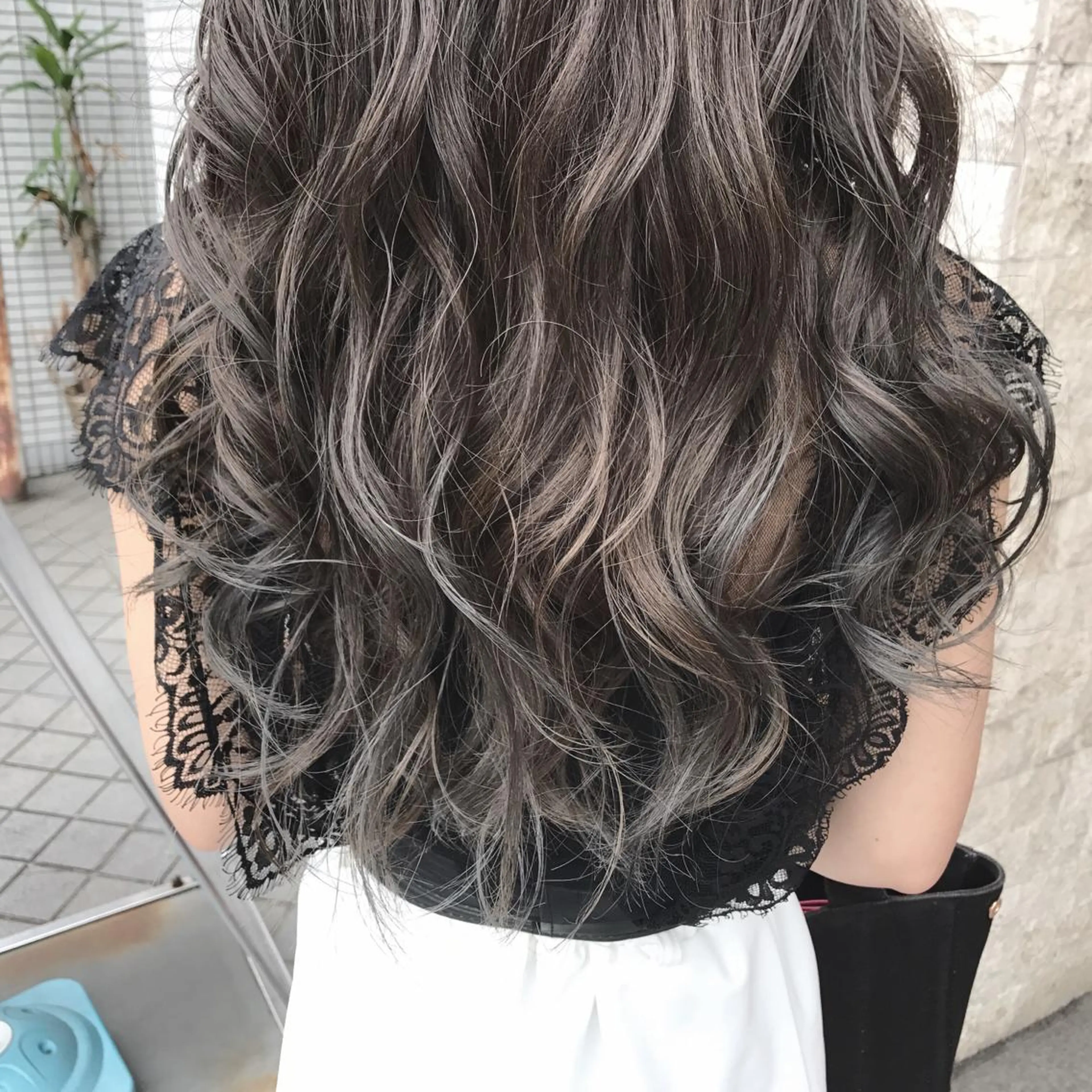 ロング カラー パーマ ヘアアレンジ メンズ キッズ ネイル マツエク・マツパ アッシュ グラデーションカラー グラデーション uno pulir所属・トップスタイリスト 永尾拓也のヘアスタイル