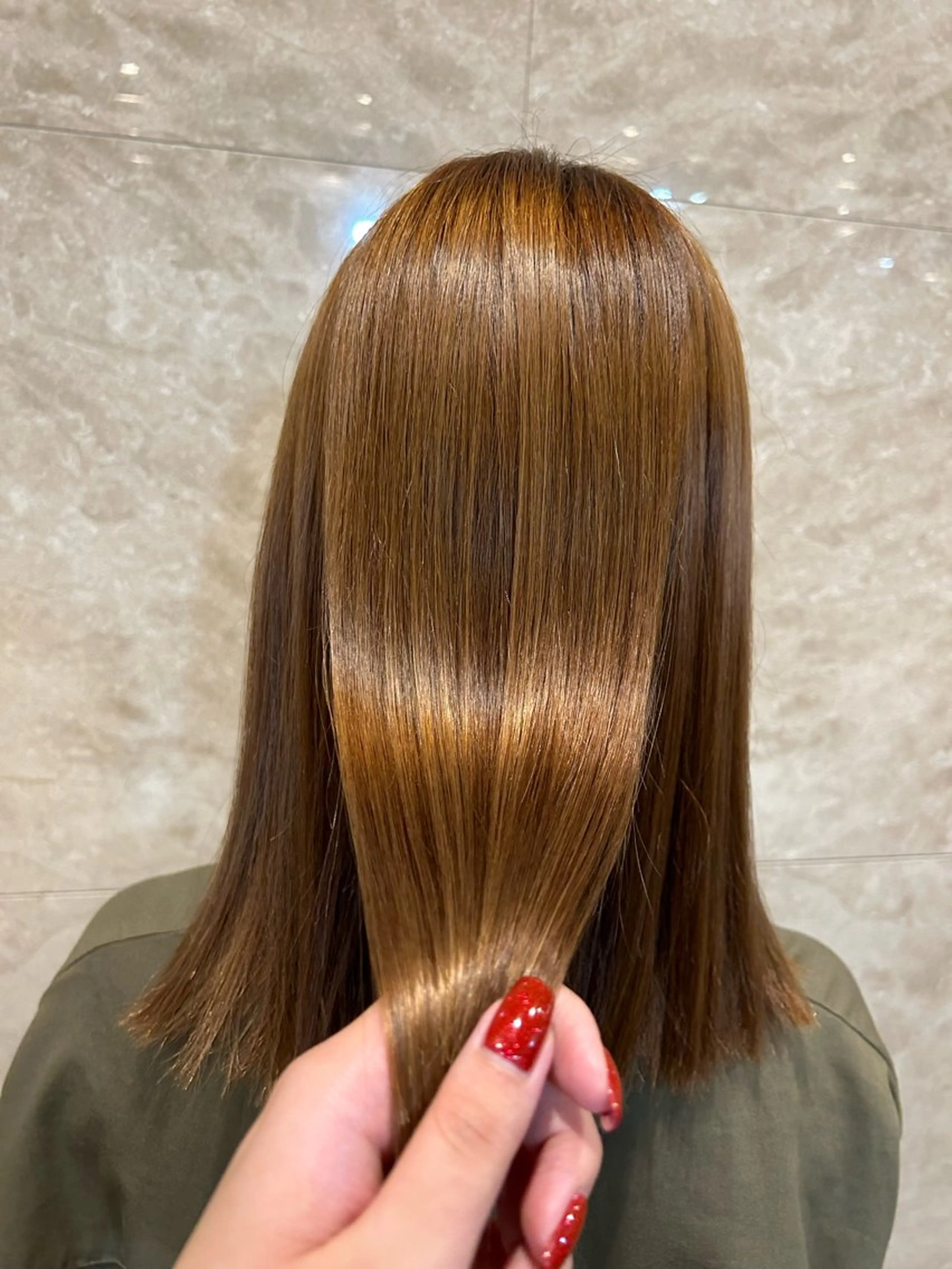 ミディアム カラー カット ヘアカラー 🍓 JURiA 🍓のヘアスタイル