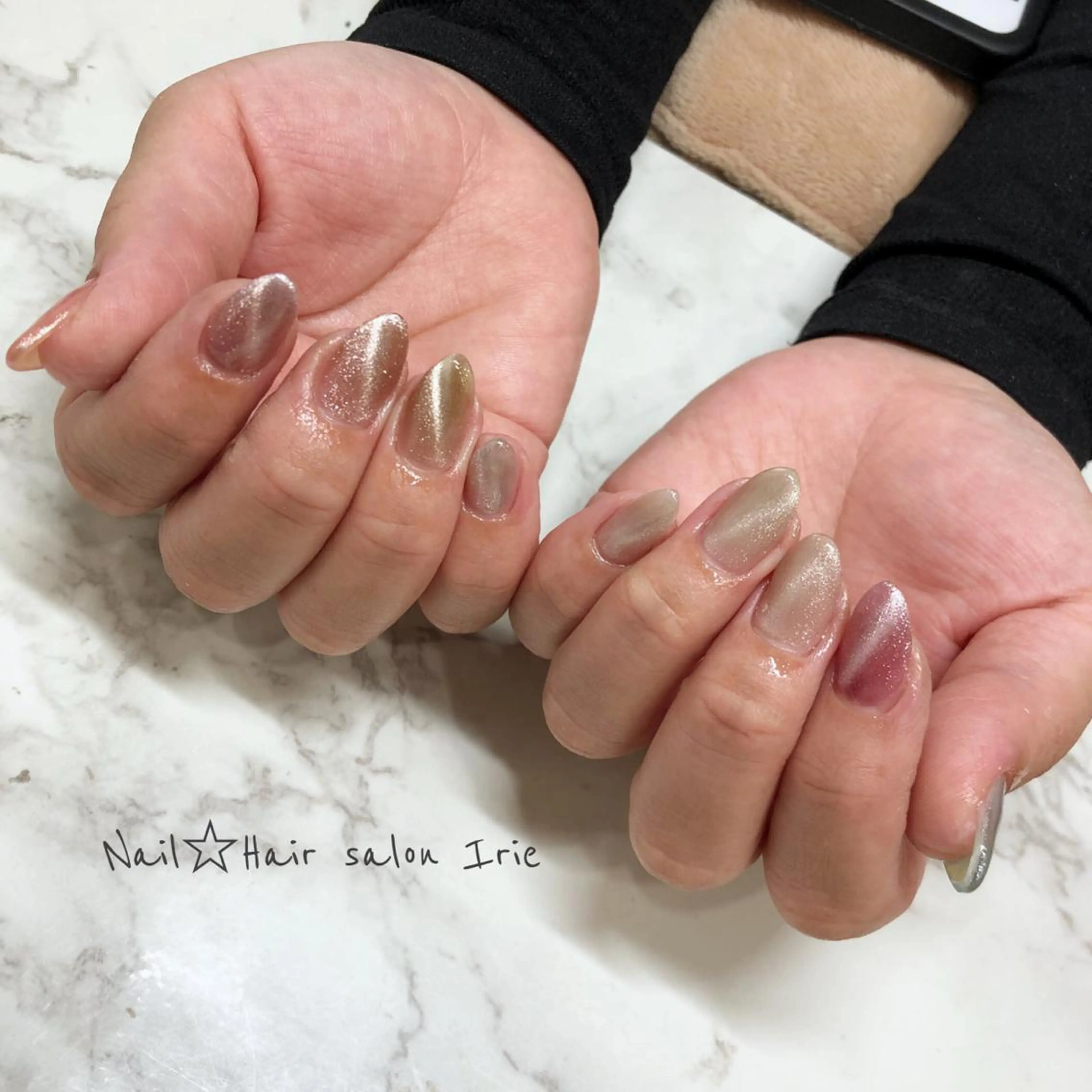 ネイル ハンドネイル ハンドケア Hair salon Irie所属・與儀 知佳のネイルデザイン