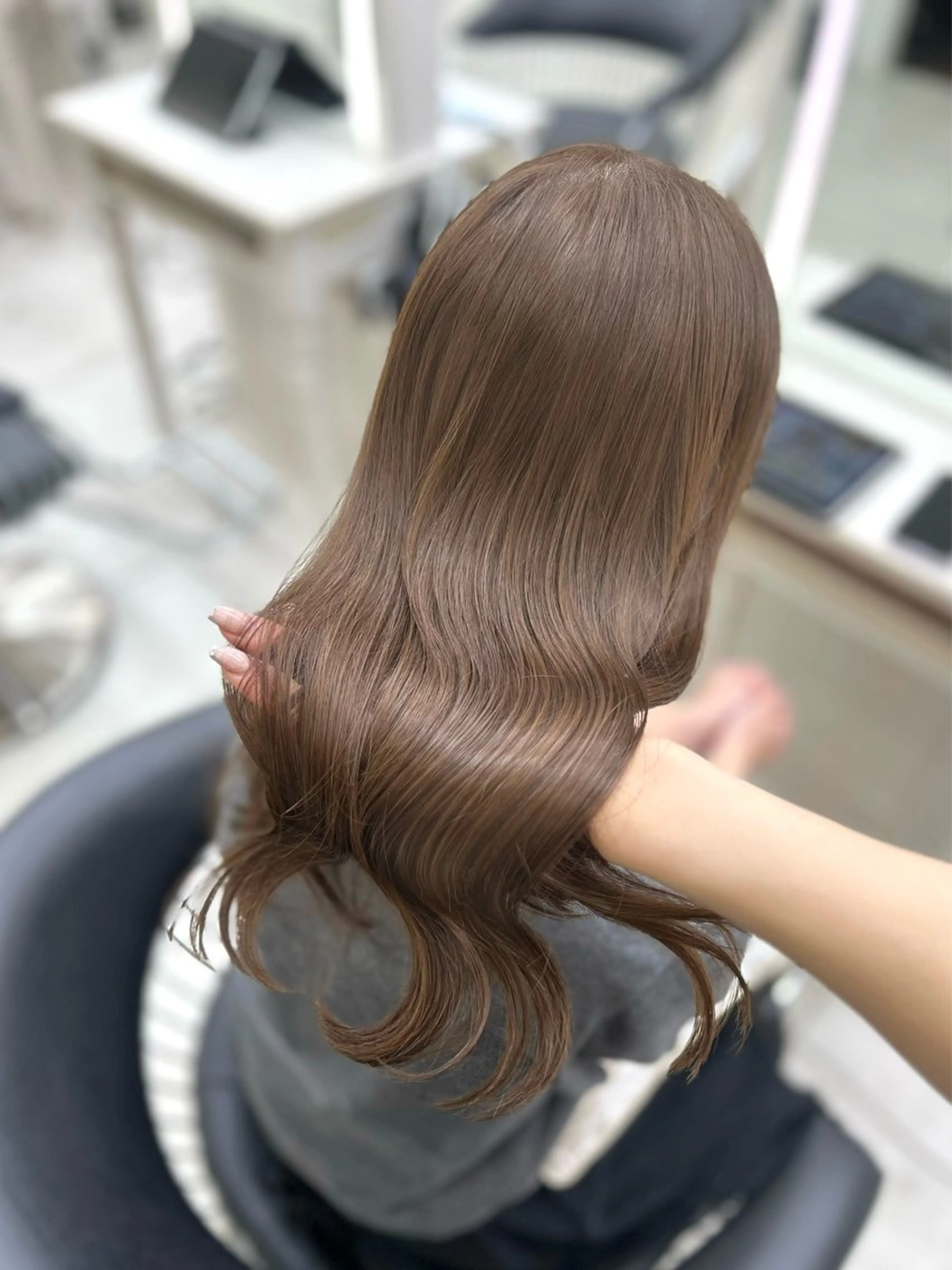 顔周りカット＋Aujuaトリートメント(超音波アイロンケア付き)＋マイクロバブルの写真