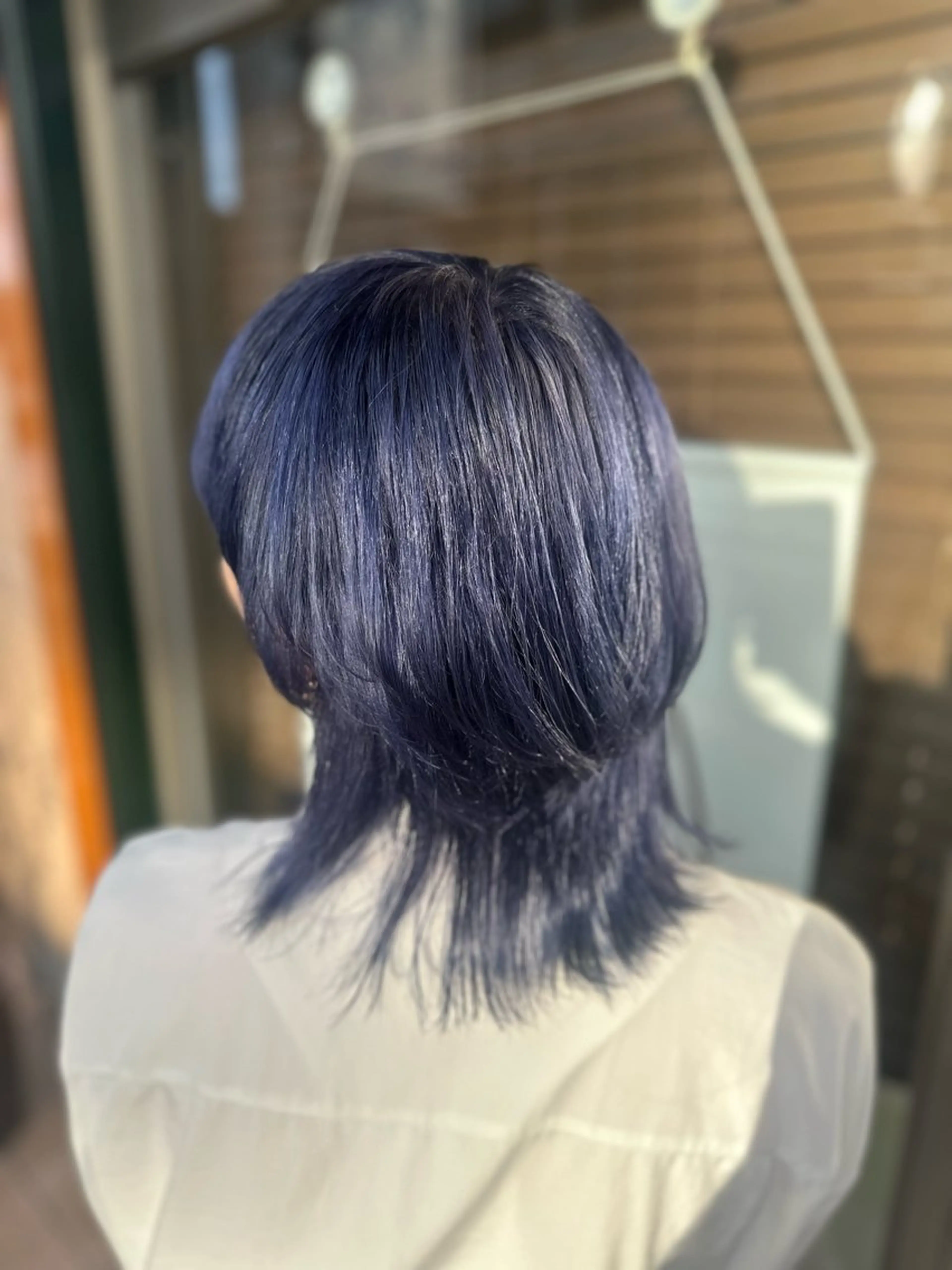 ブルー系ダブルカラー（現金支払いのみ）の写真