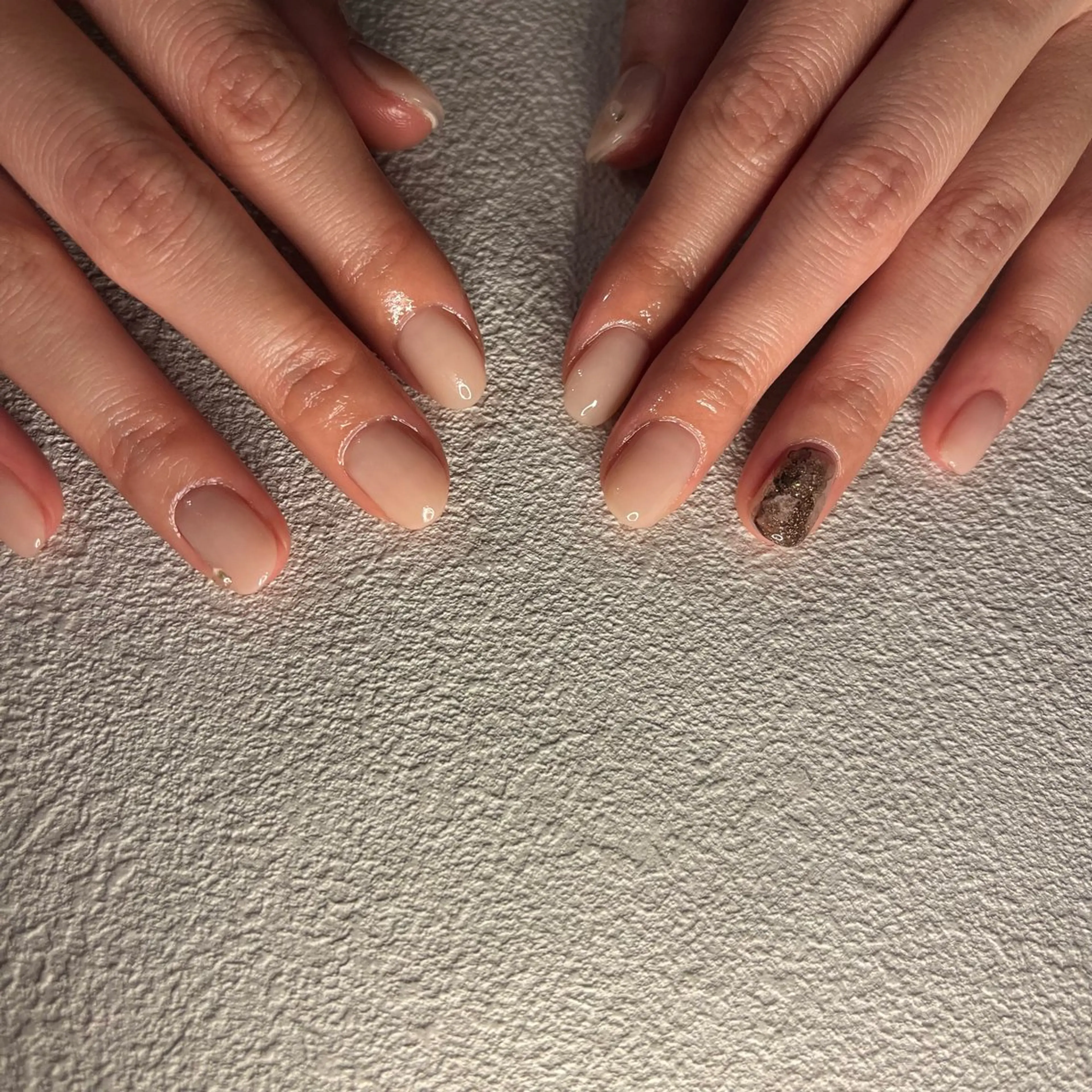 ネイル ジェルネイル ワンカラーネイル パラジェル ハンドネイル nail slow.のネイルデザイン