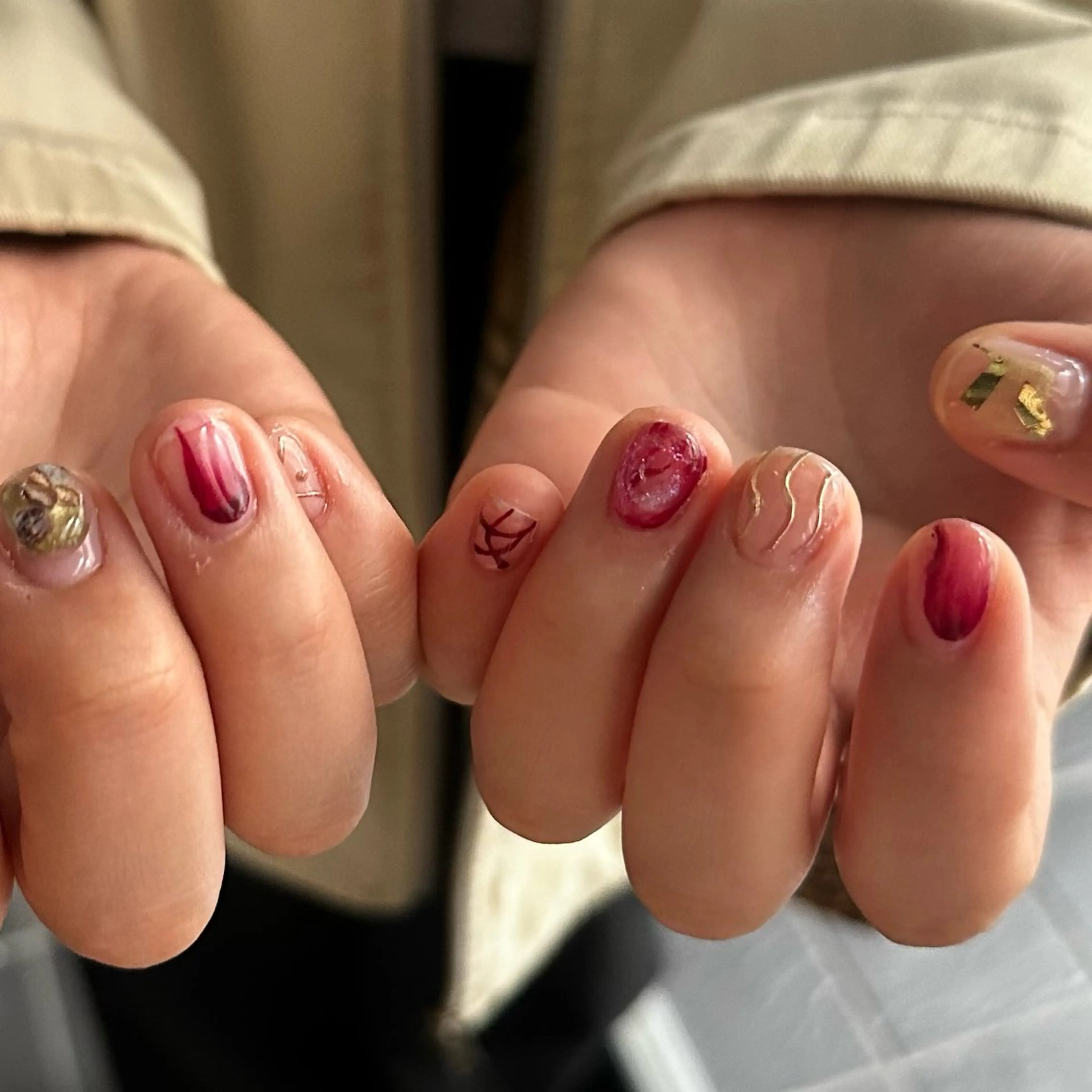 ネイル ハンドネイル フットネイル Ryu Yukaのネイルデザイン