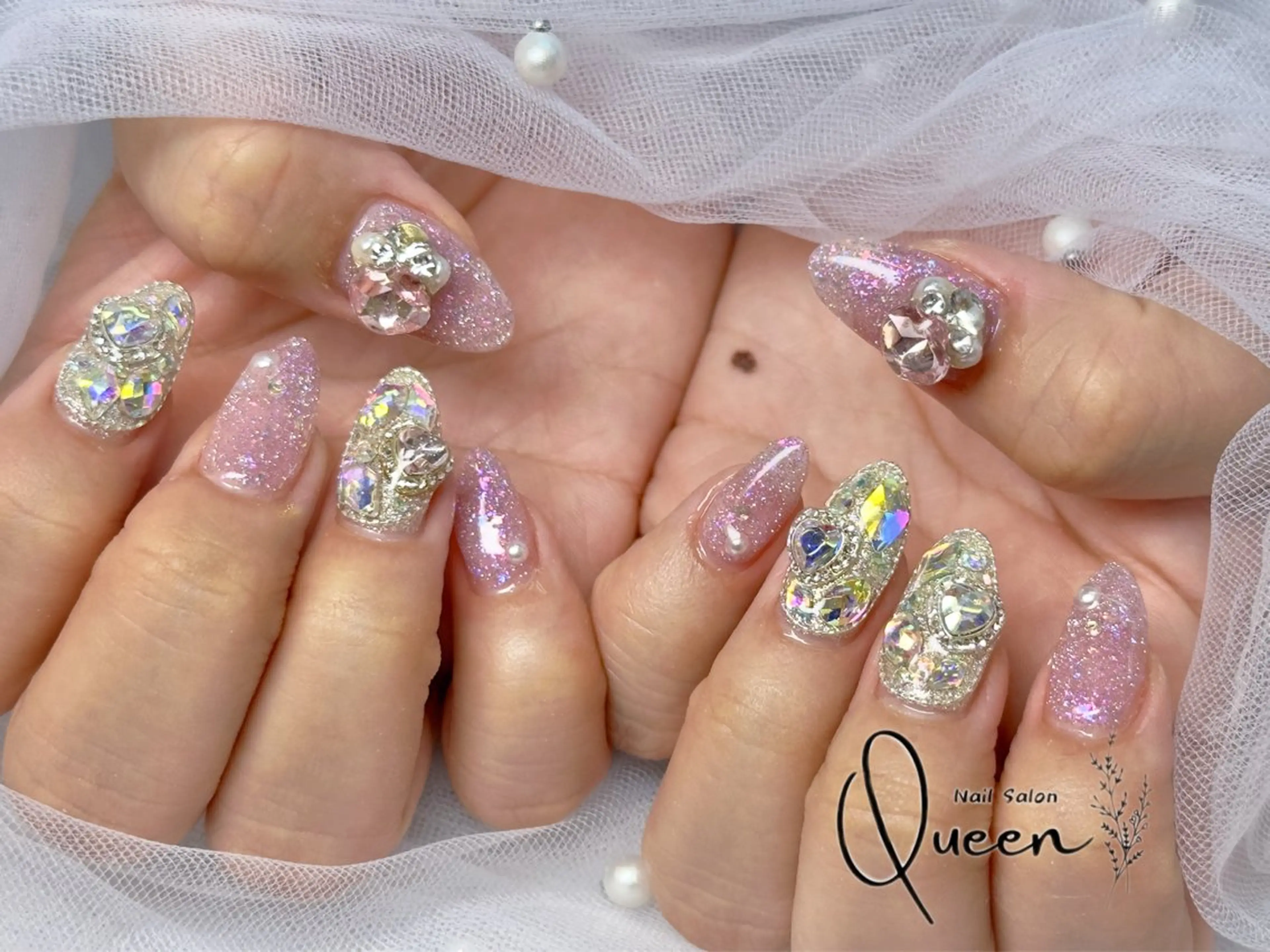 ネイル ハンドネイル Queennail 北堀江AYAのネイルデザイン