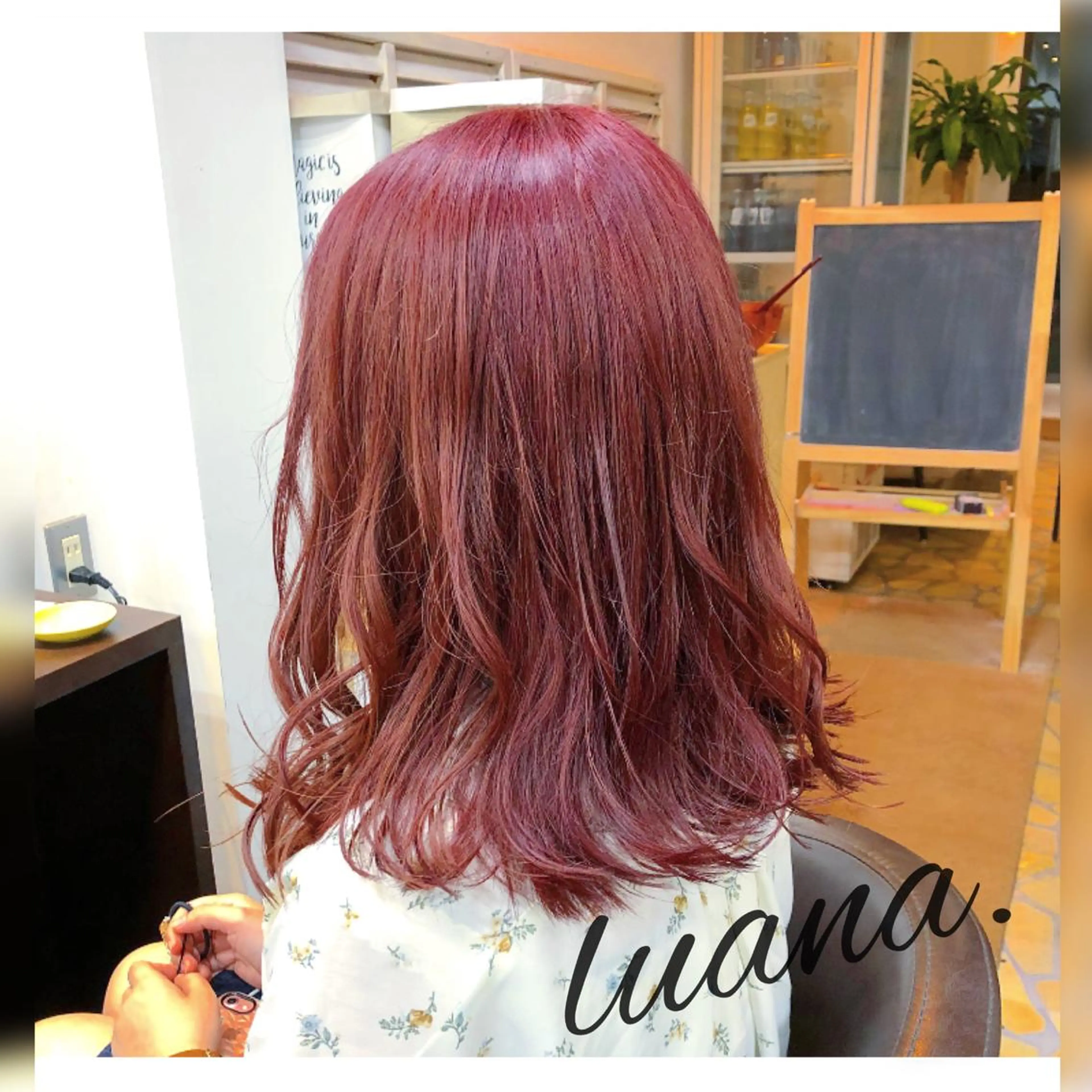 セミロング ヘアカラー トリートメント エクステ・髪質改善・ ブリーチ・吉田大介のヘアスタイル