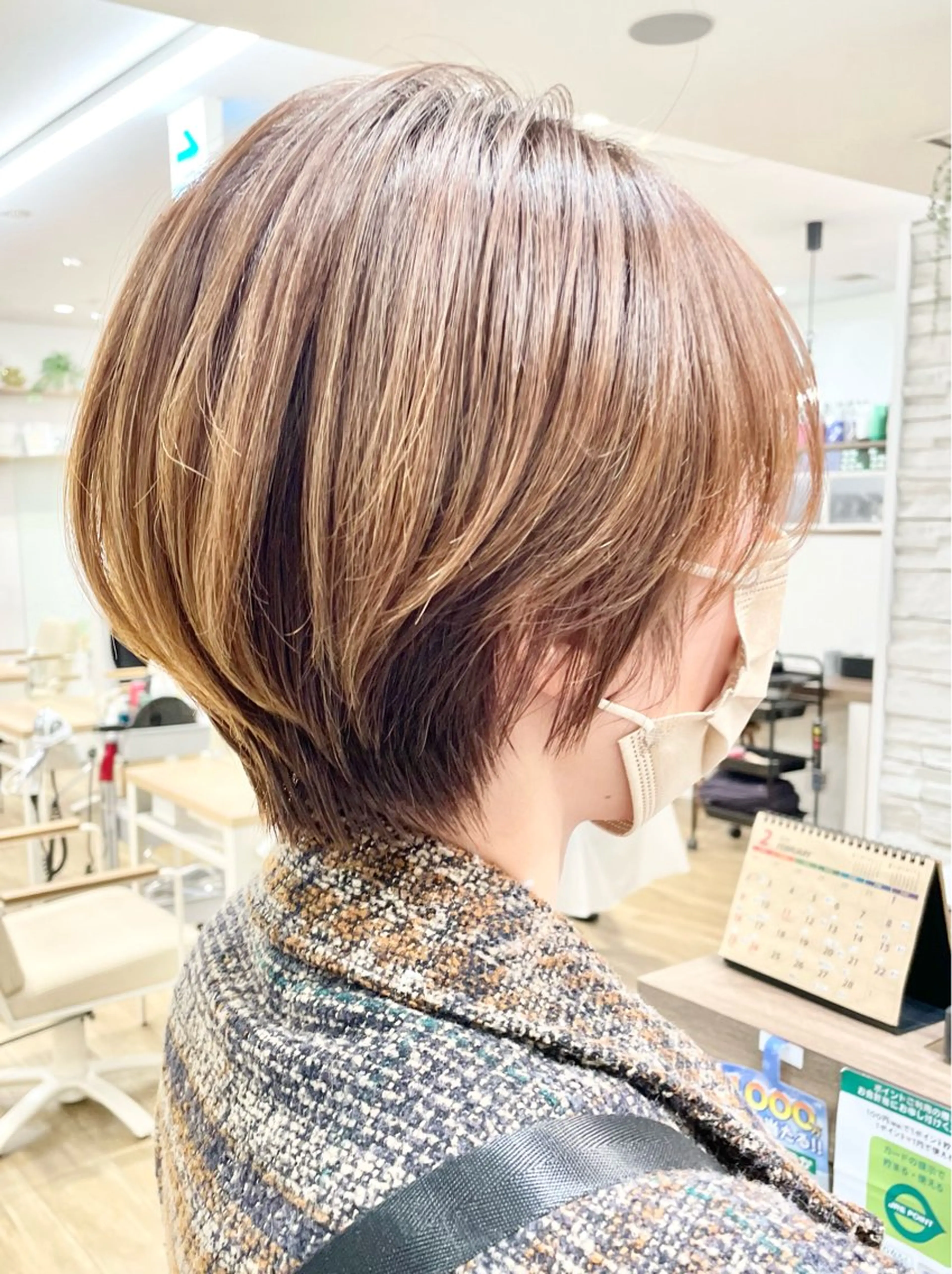 ショート ショートヘア カット ヘッドスパ 松田 /骨格矯正カットのヘアスタイル