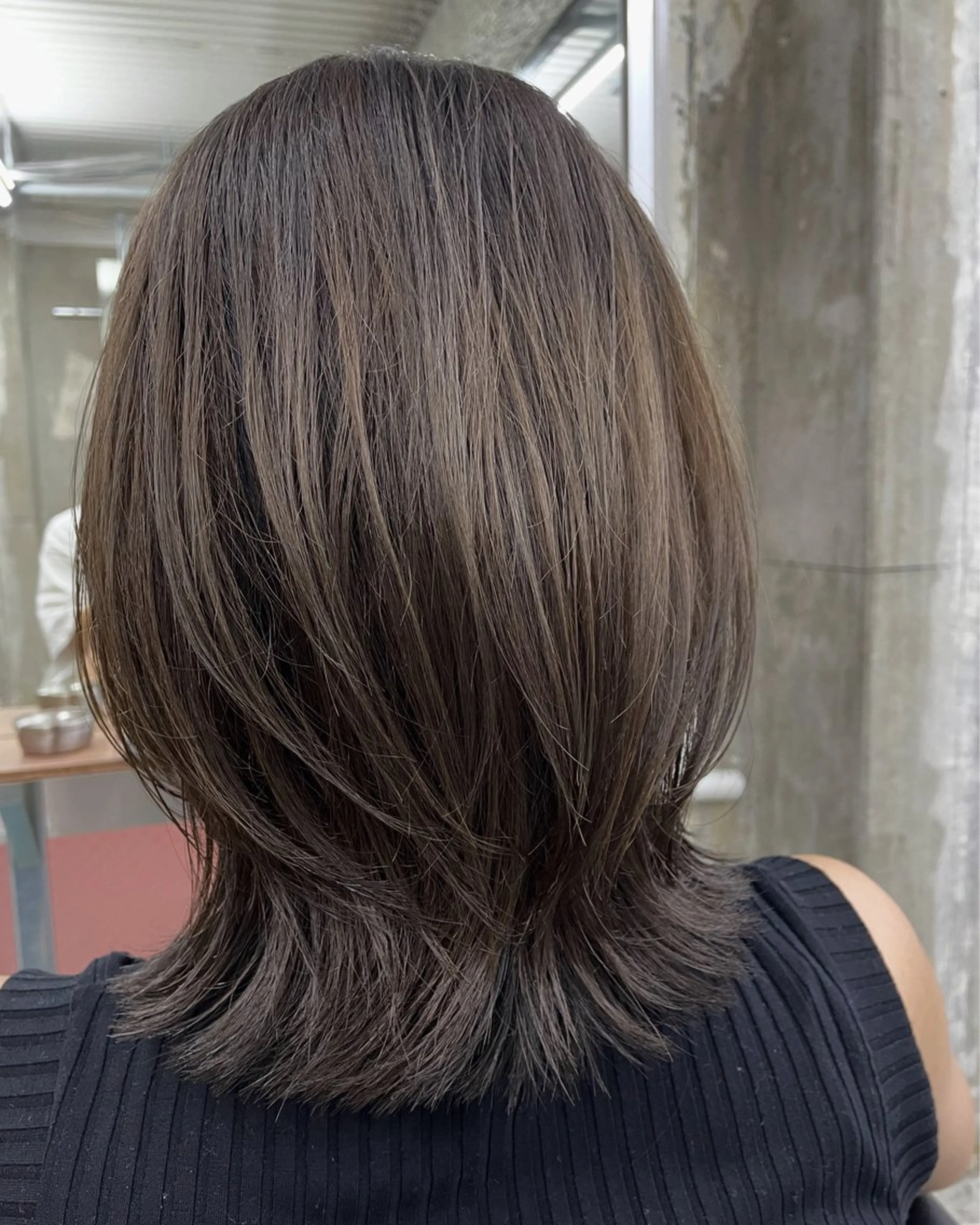 【大人気】カット+透明感カラー+超音波N.4stepトリートメントの写真