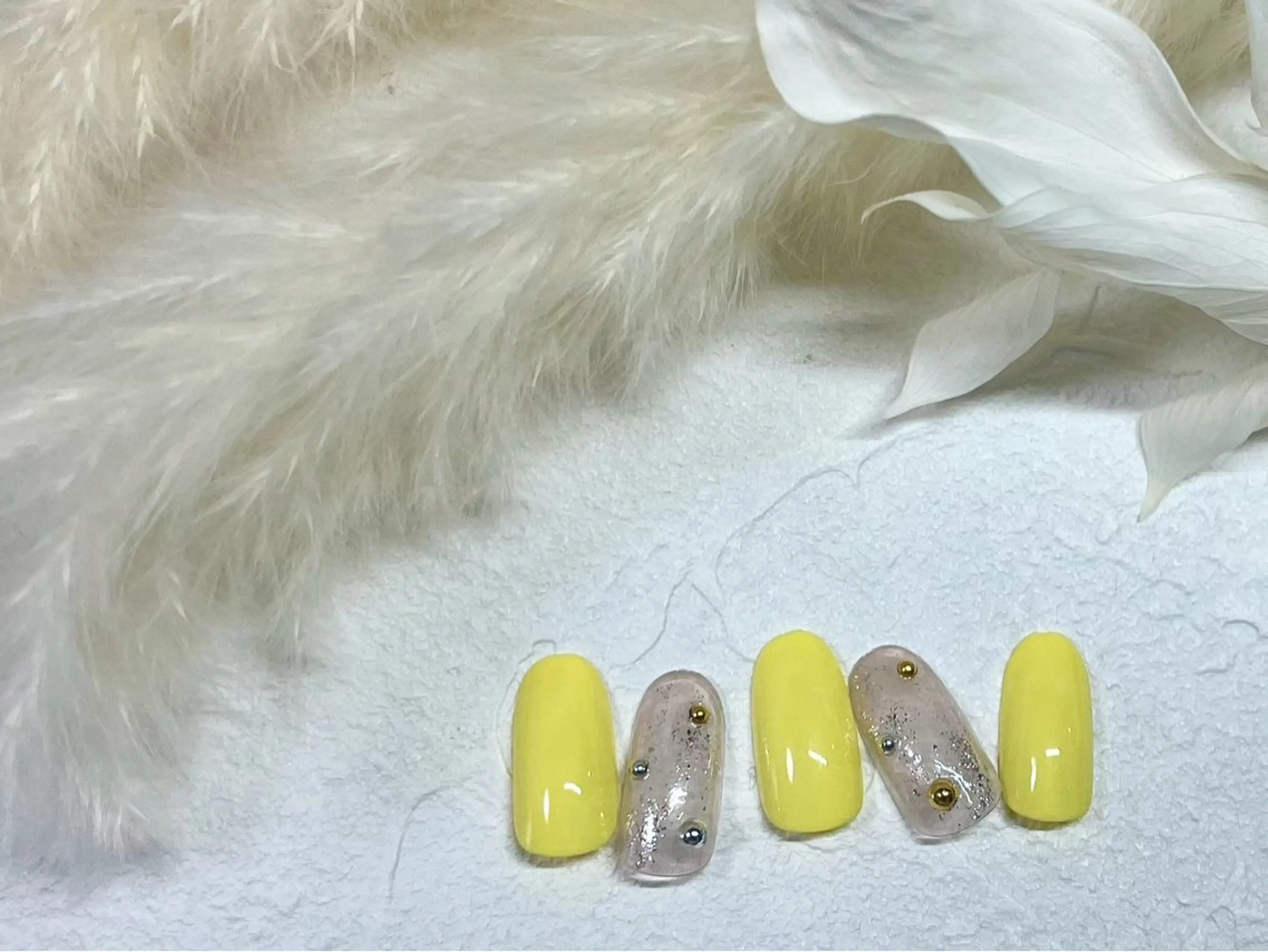 ネイル オーロラネイル フットネイル フレンチネイル ジェルネイル マグネットネイル kiki nail たまプラーザのネイルデザイン