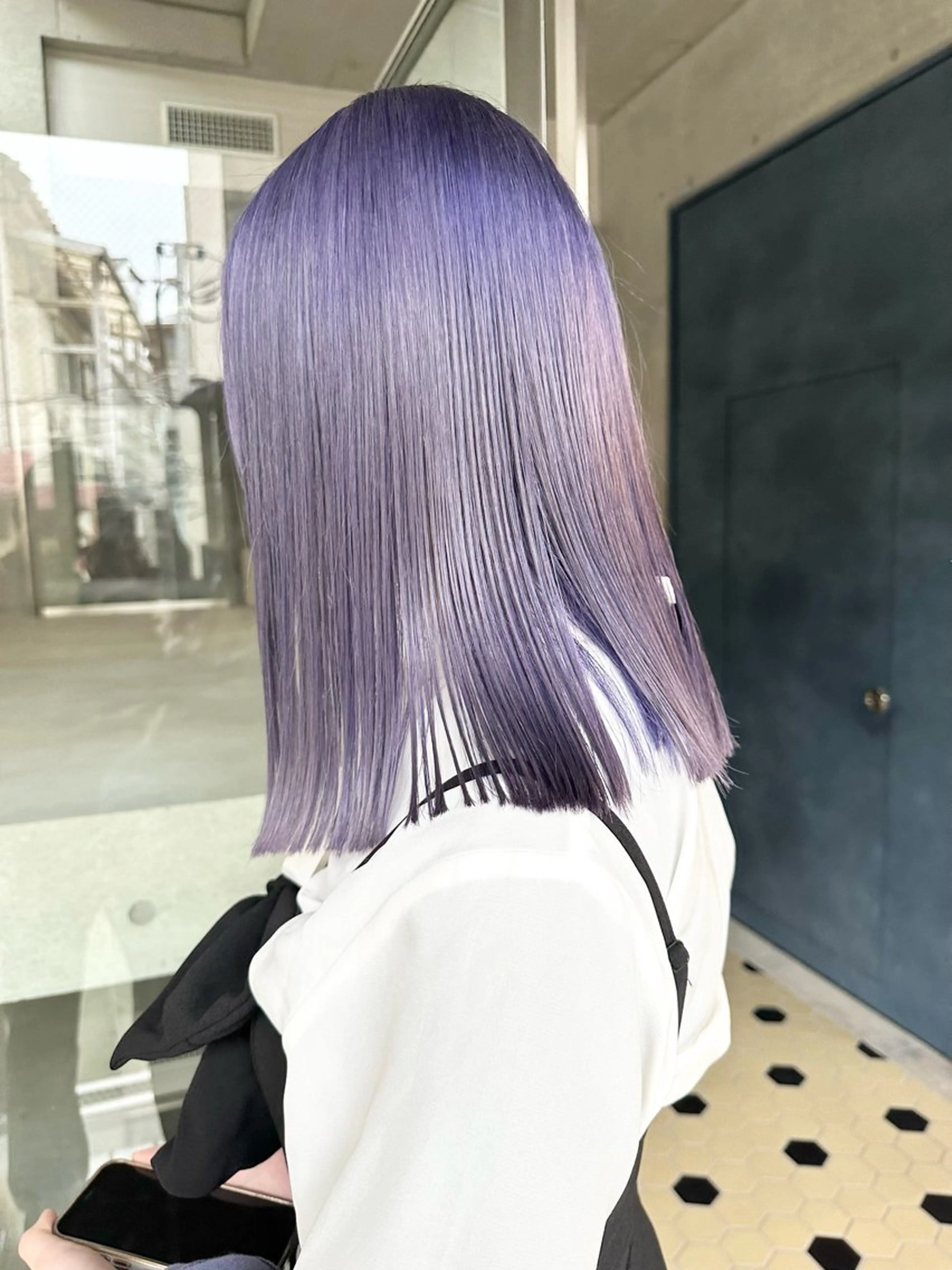 ミディアム カラー ヘアカラー トリートメント kai .のヘアスタイル