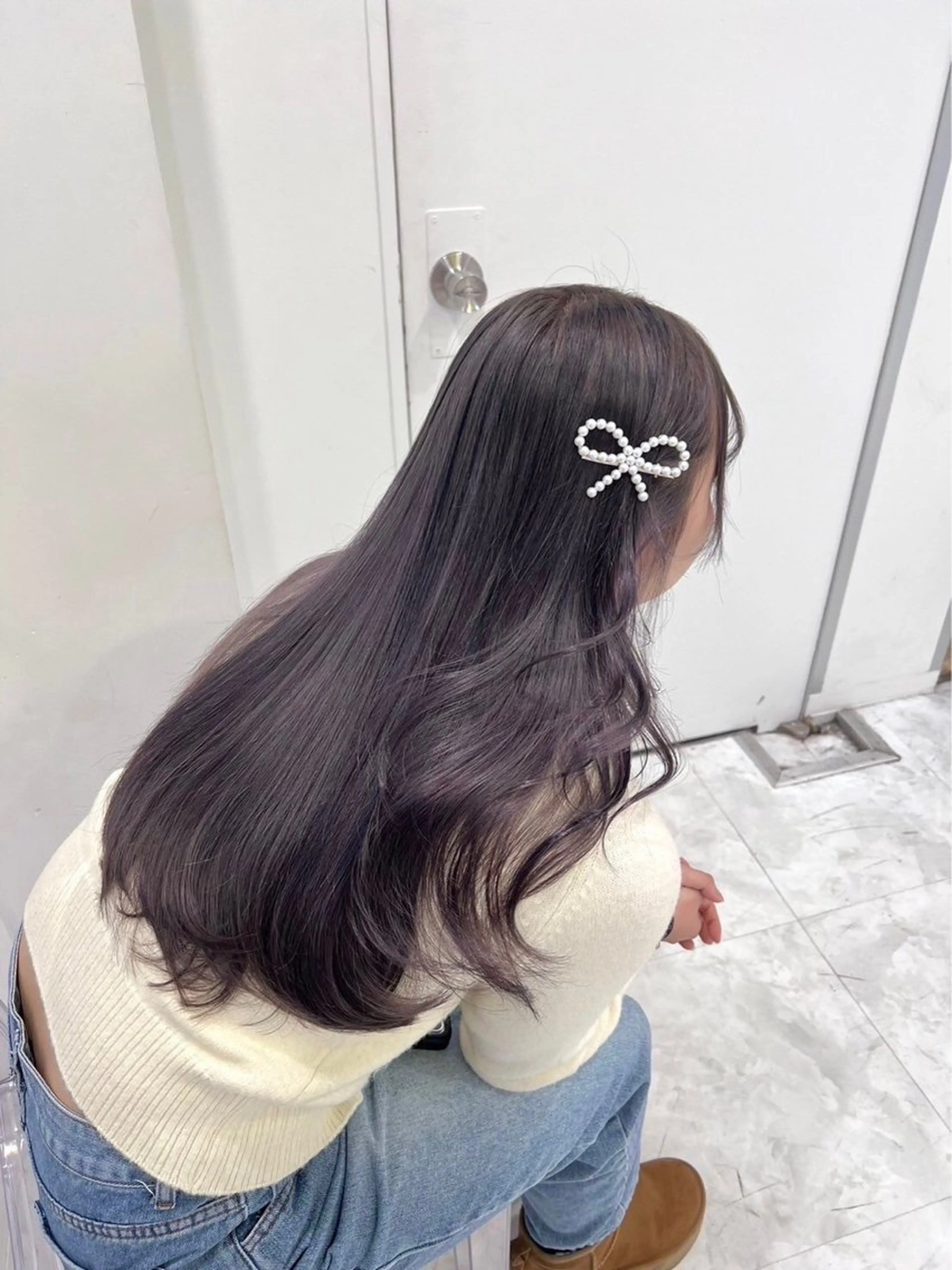 カラー ヘアカラー トリートメント akari🎀🤍 ガーリーstyleのヘアスタイル