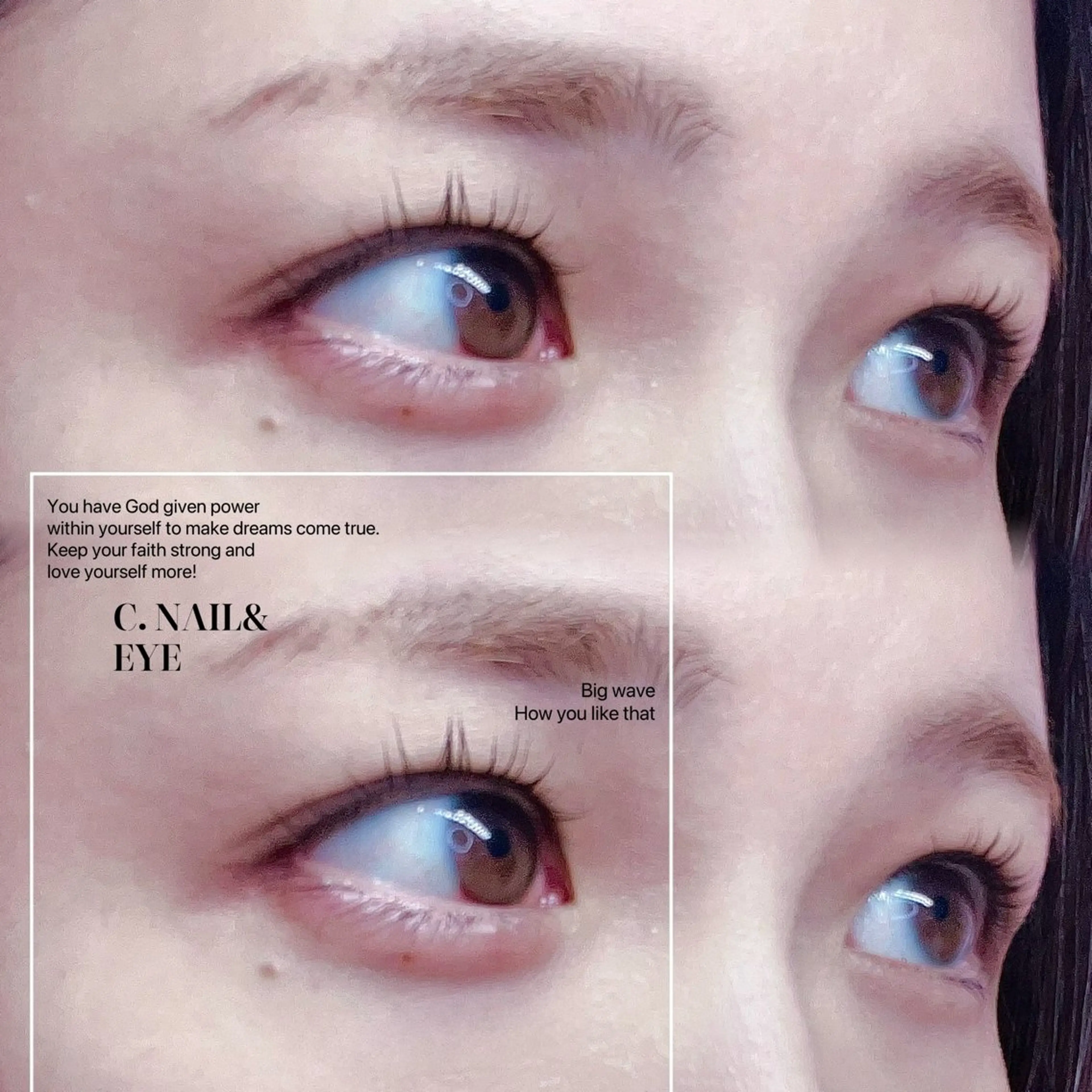 マツエク・マツパ バインドロック フラットラッシュ 韓国風マツエク パリジェンヌラッシュリフト まつげパーマ マツパ C.Nail &Eye筑紫駅のネイルデザイン