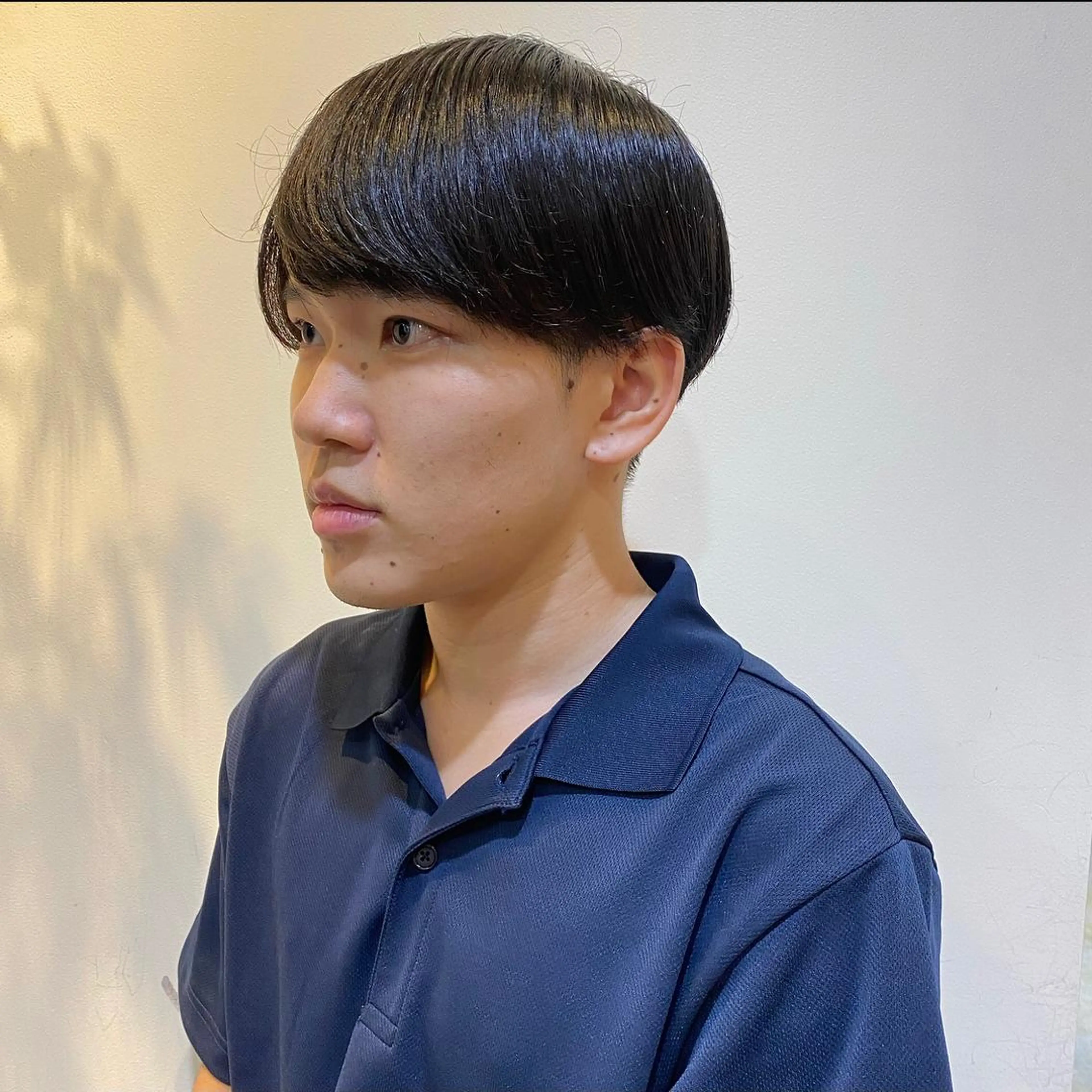 メンズ マッシュ JINKIメンズ特化 メンズカットパーマのヘアスタイル