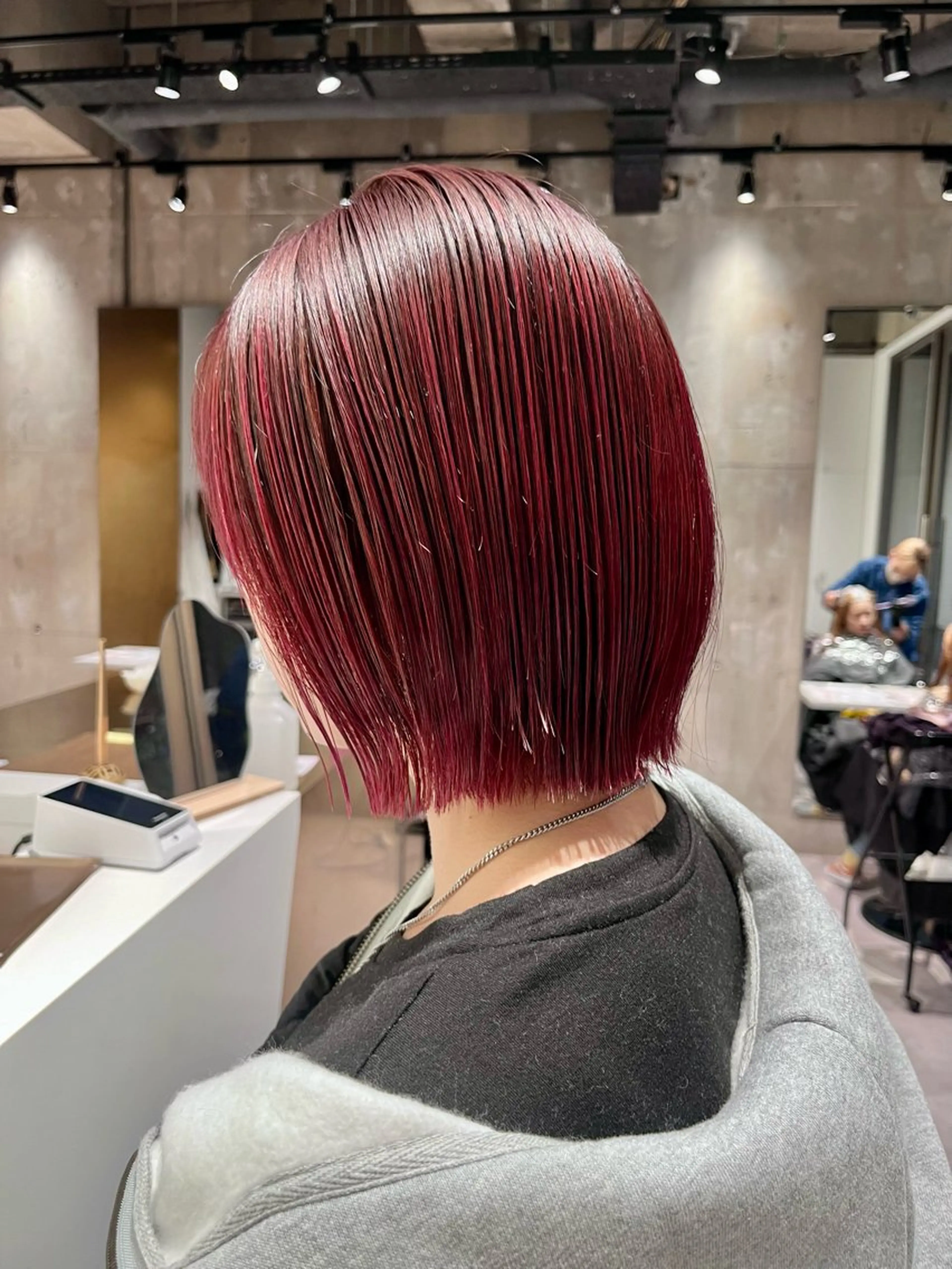 ショート カラー レッドカラー カットモデル募集✂️ hikaruのヘアスタイル