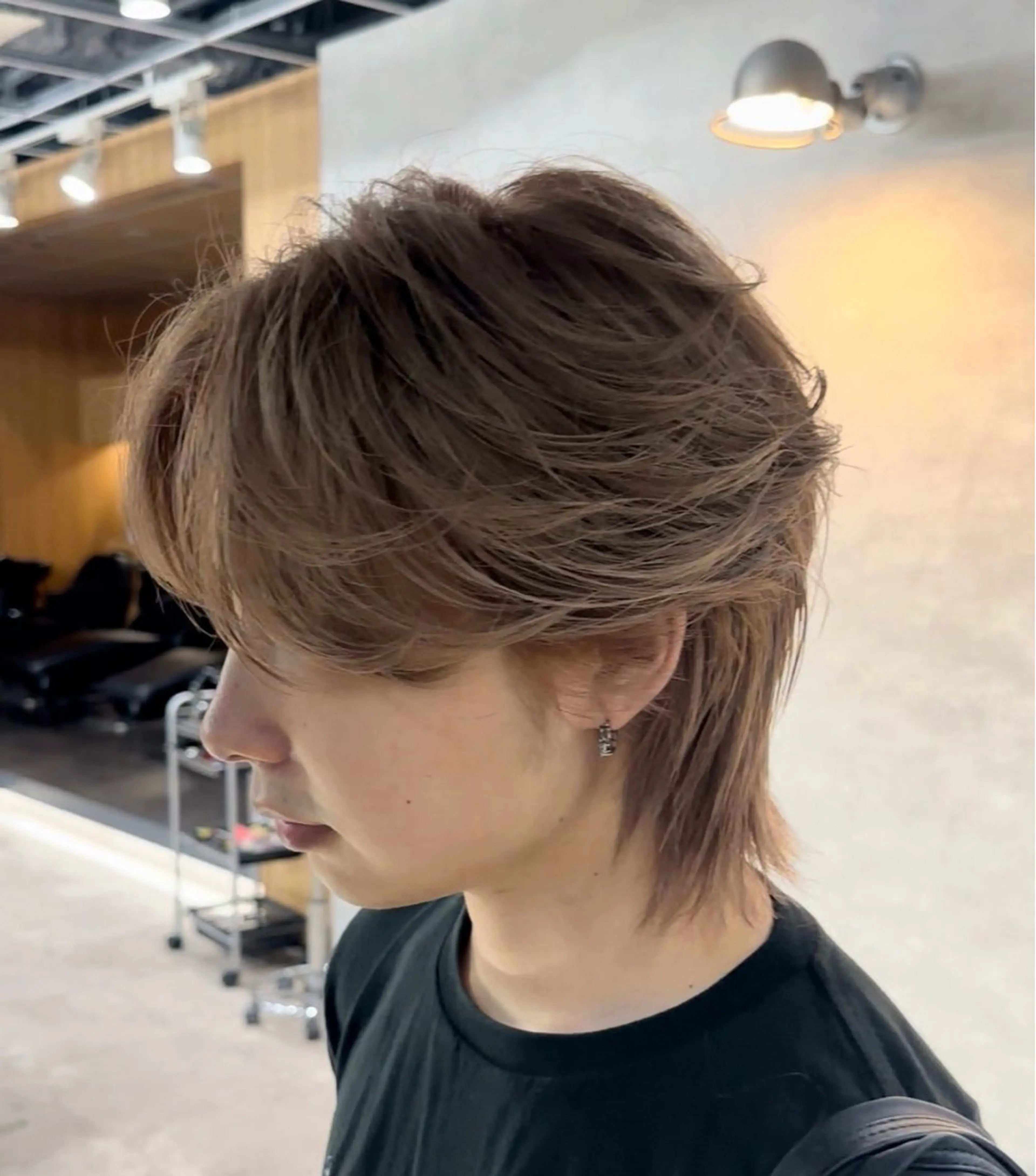 ロング パーマ ヘアアレンジ メンズ キッズ フェザー🐺韓国 スタイル🇰🇷友輔のヘアスタイル