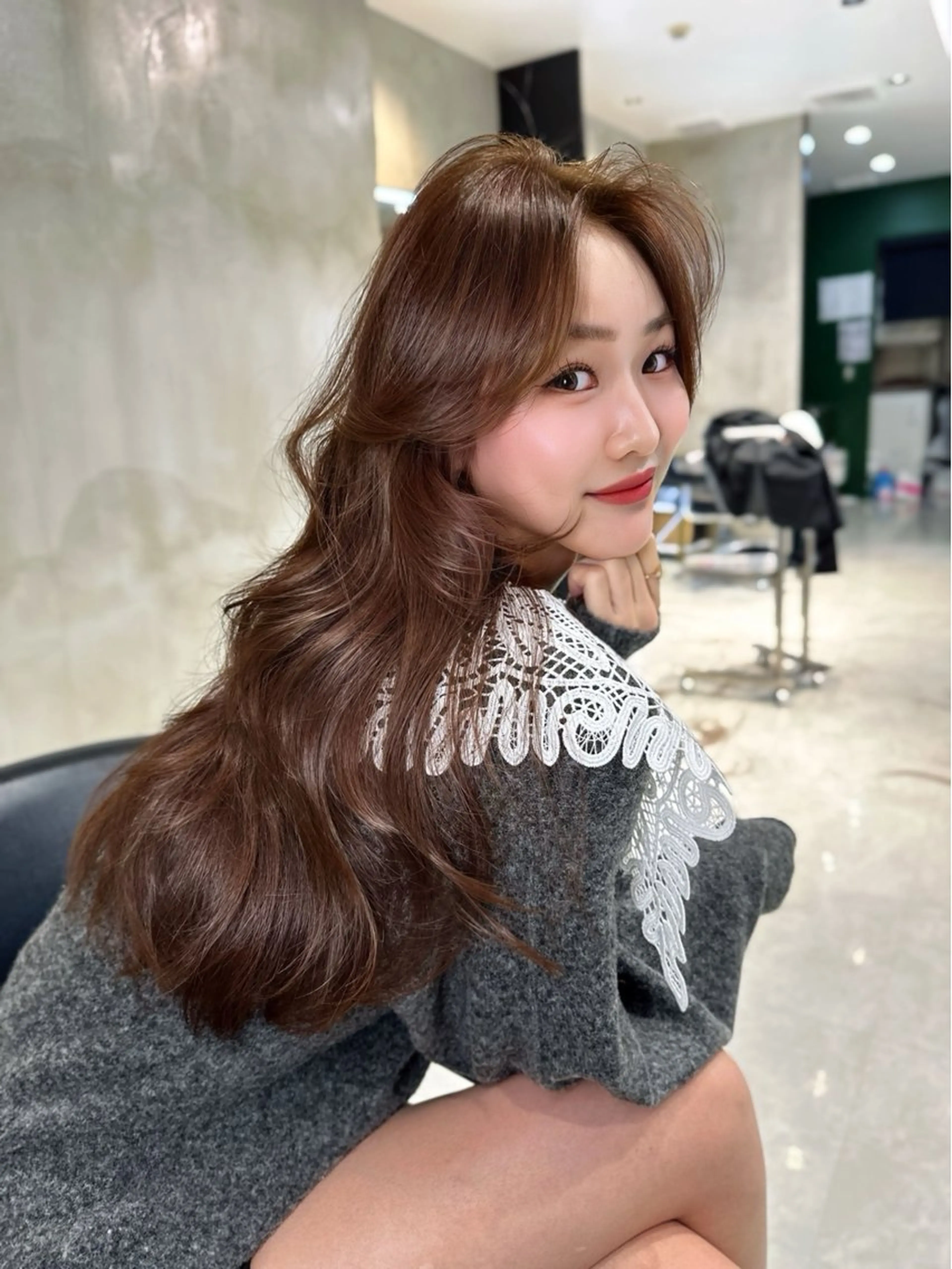 ロング カラー カット ヘアカラー トリートメント 中韓🇨🇳🇰🇷 🤍TAKAHIROのヘアスタイル