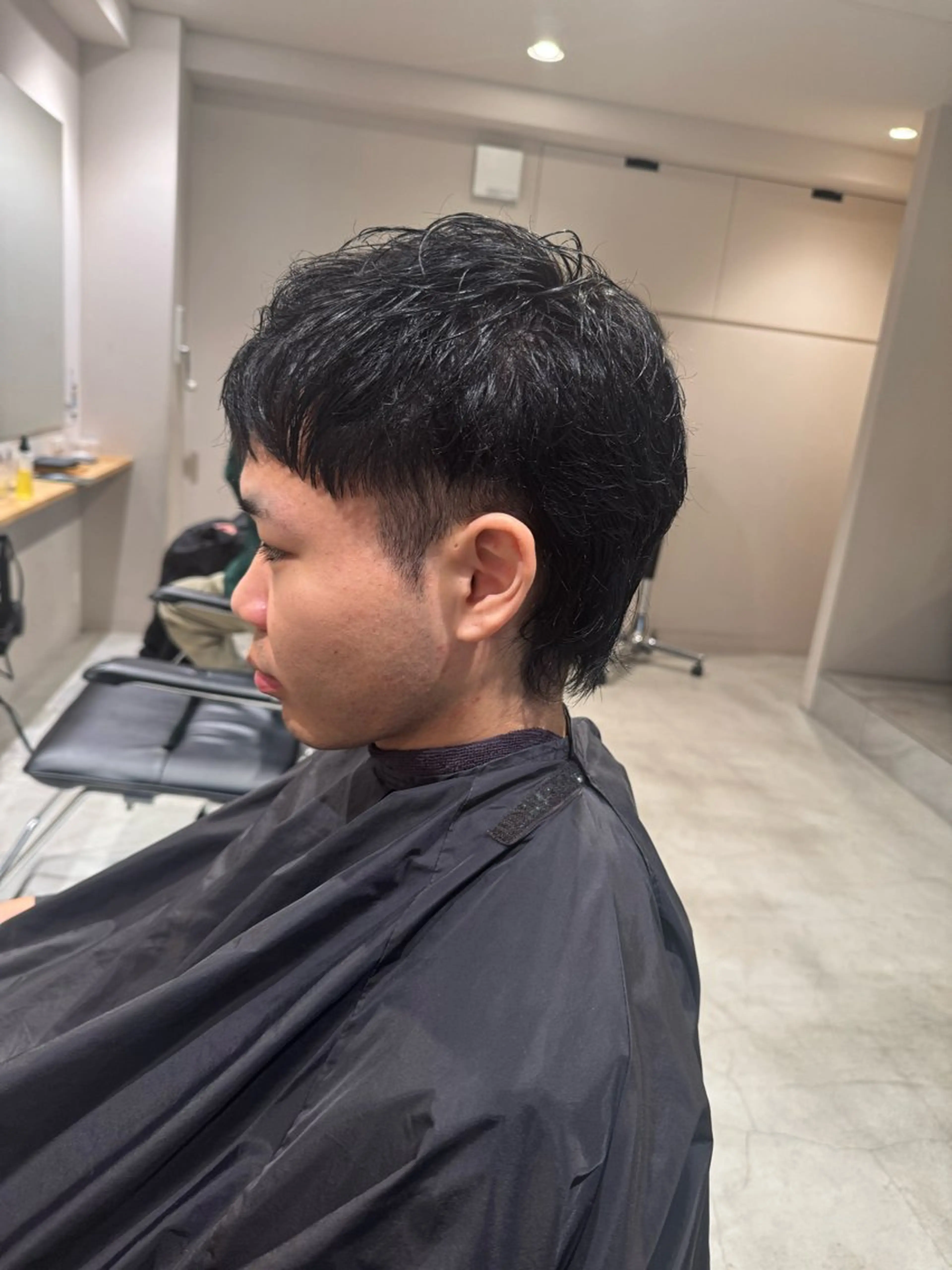 ショート マレットヘア ショートヘア カット パーマ/パーマ落とし /メンズカット/ヒロのヘアスタイル