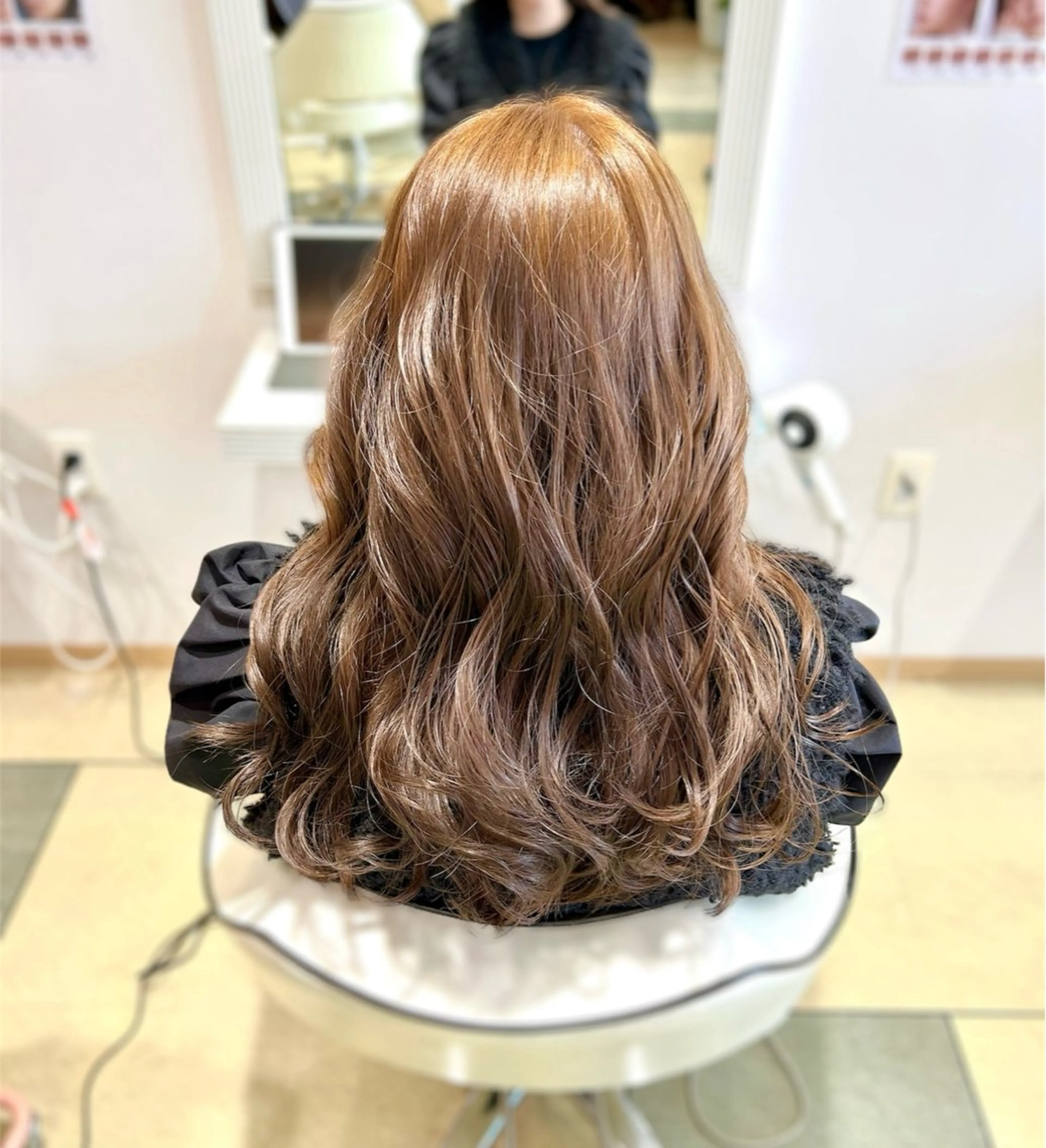 ロング カラー ベージュカラー ダブルカラー 🩷愛咲🩷レイヤー /透明感カラーのヘアスタイル