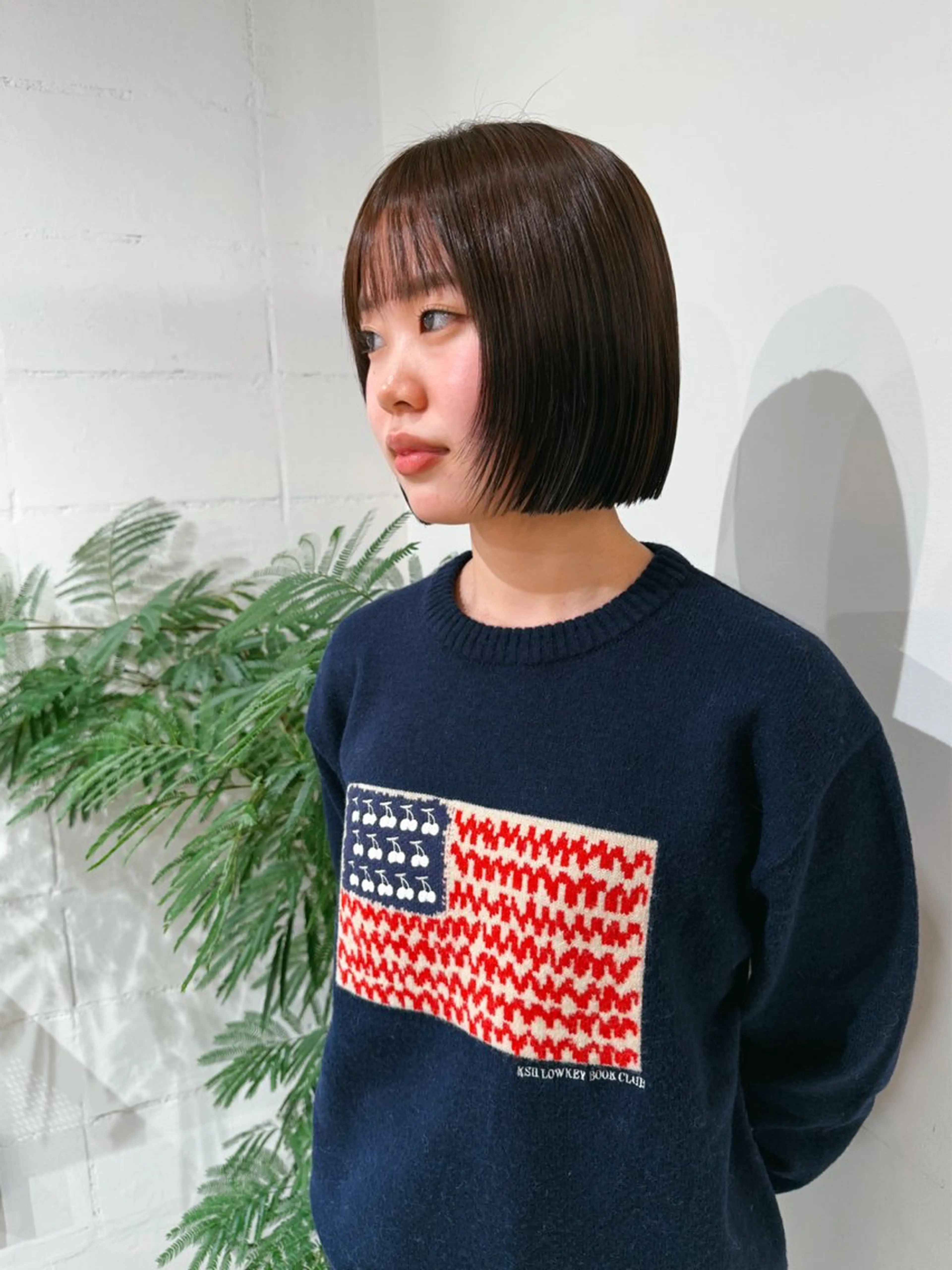 ミディアム カラー ボブ カット ヘアカラー カラーモデル/矢野 貴規のヘアスタイル