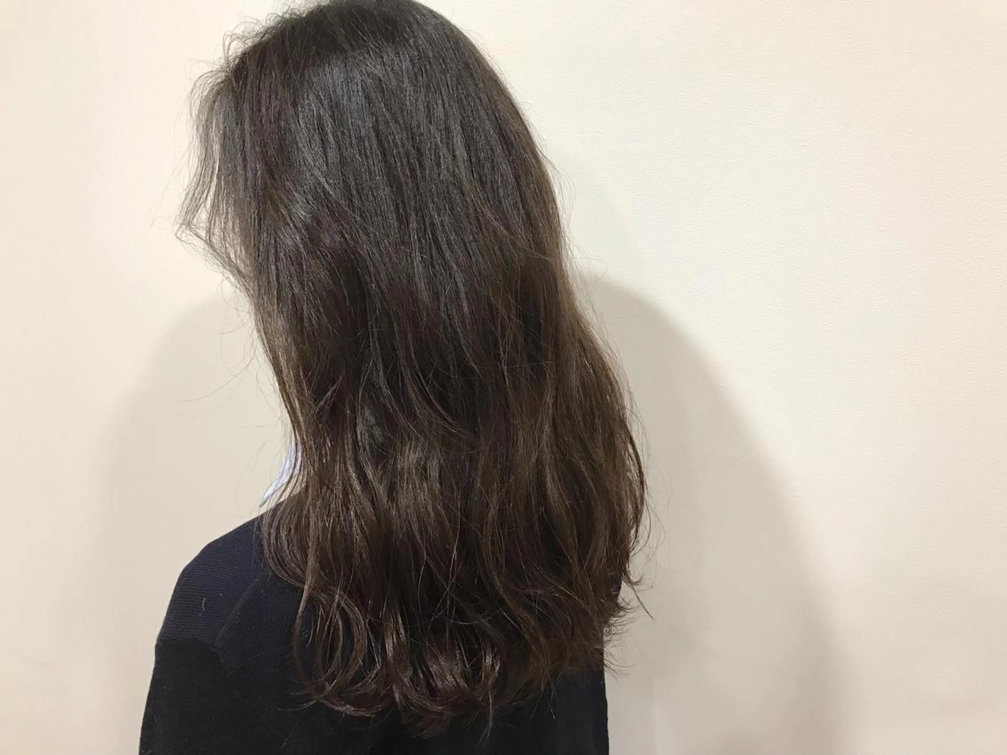 セミロング 暖色カラー🍊 ボブ🌿顔周りcutのヘアスタイル