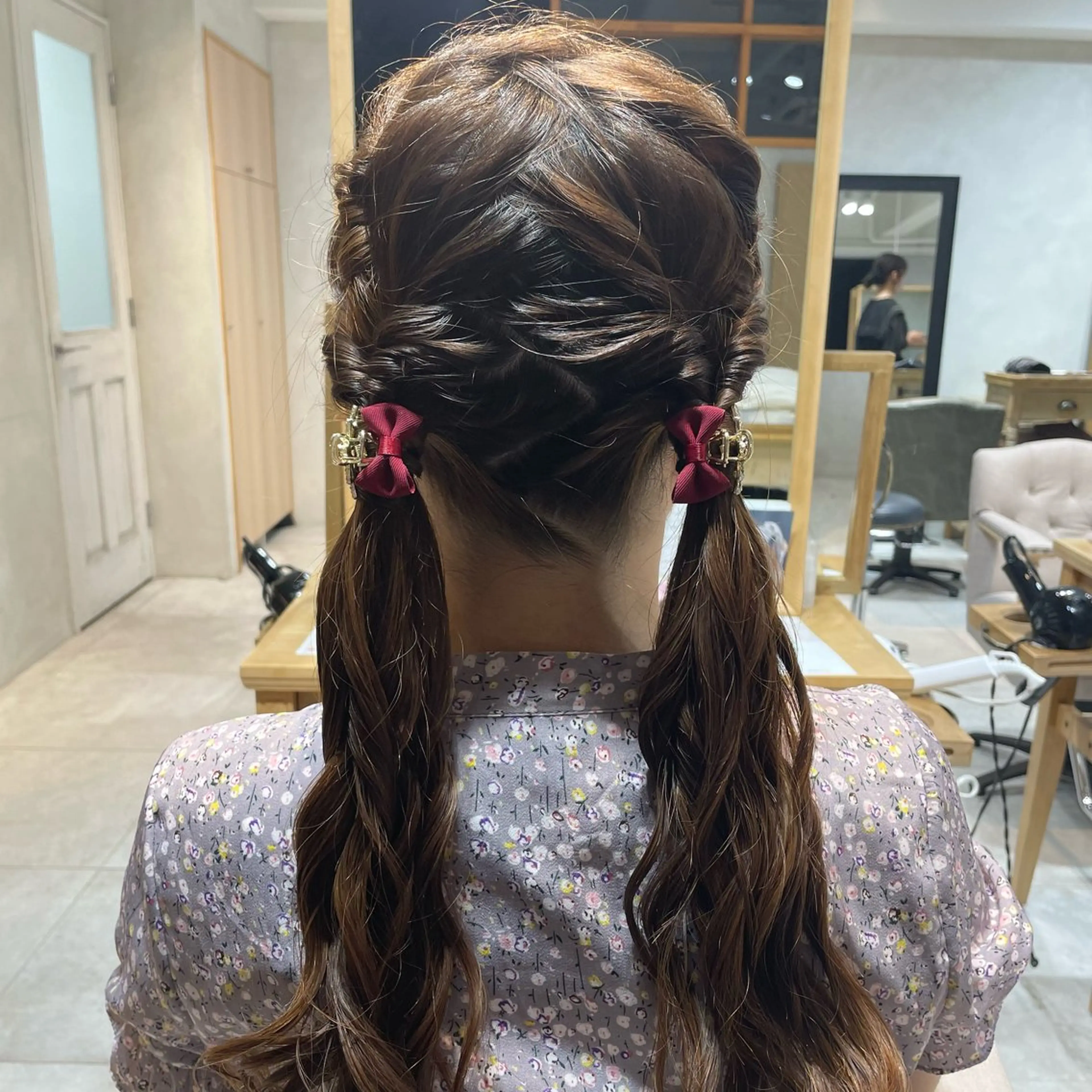 ヘアアレンジ ヘアセット 佐々木 悠莉のヘアスタイル