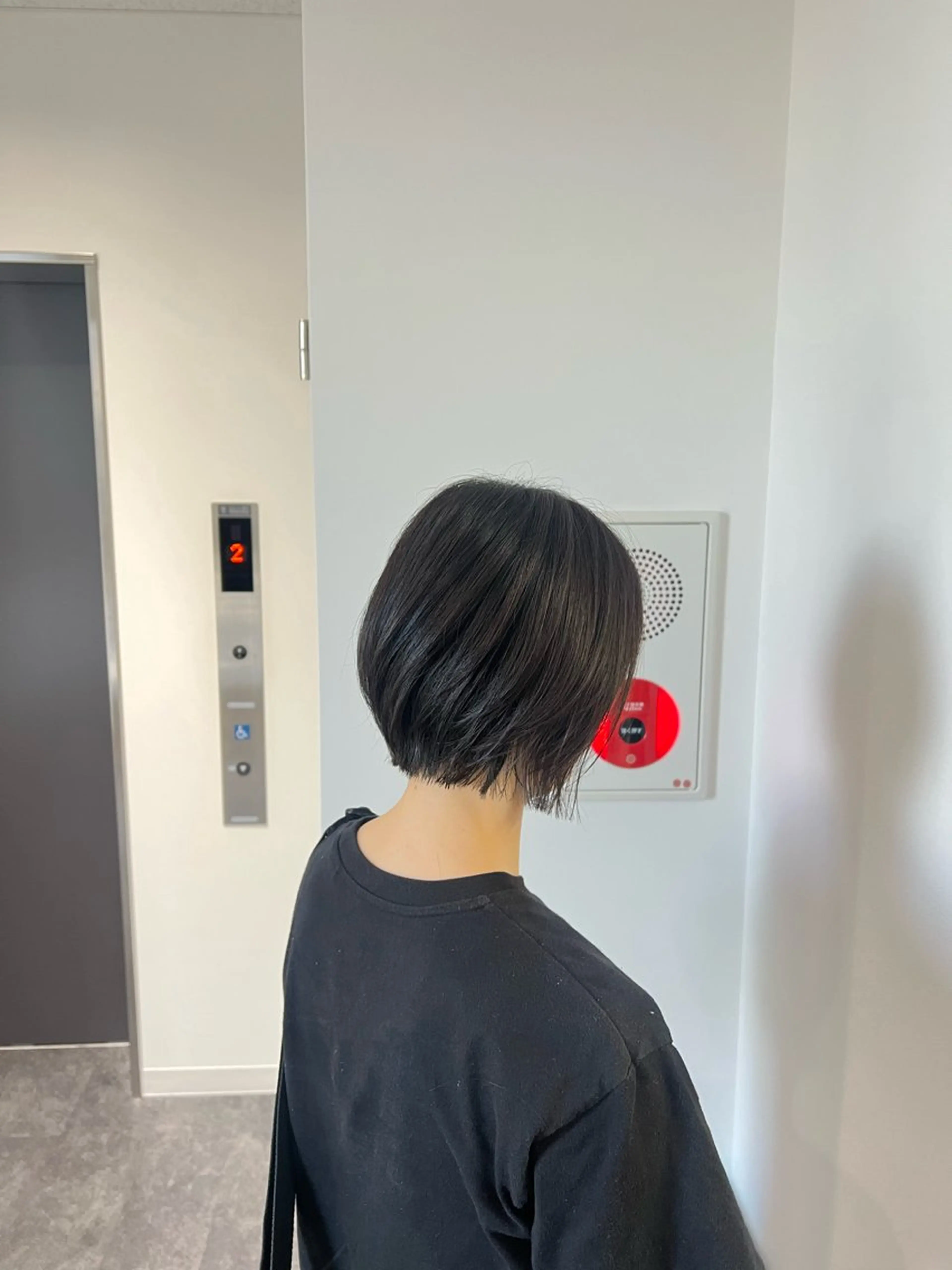 ショート ボブレイヤー ボブ レイヤーカット ひなた-YUCCA- モデル様募集中のヘアスタイル