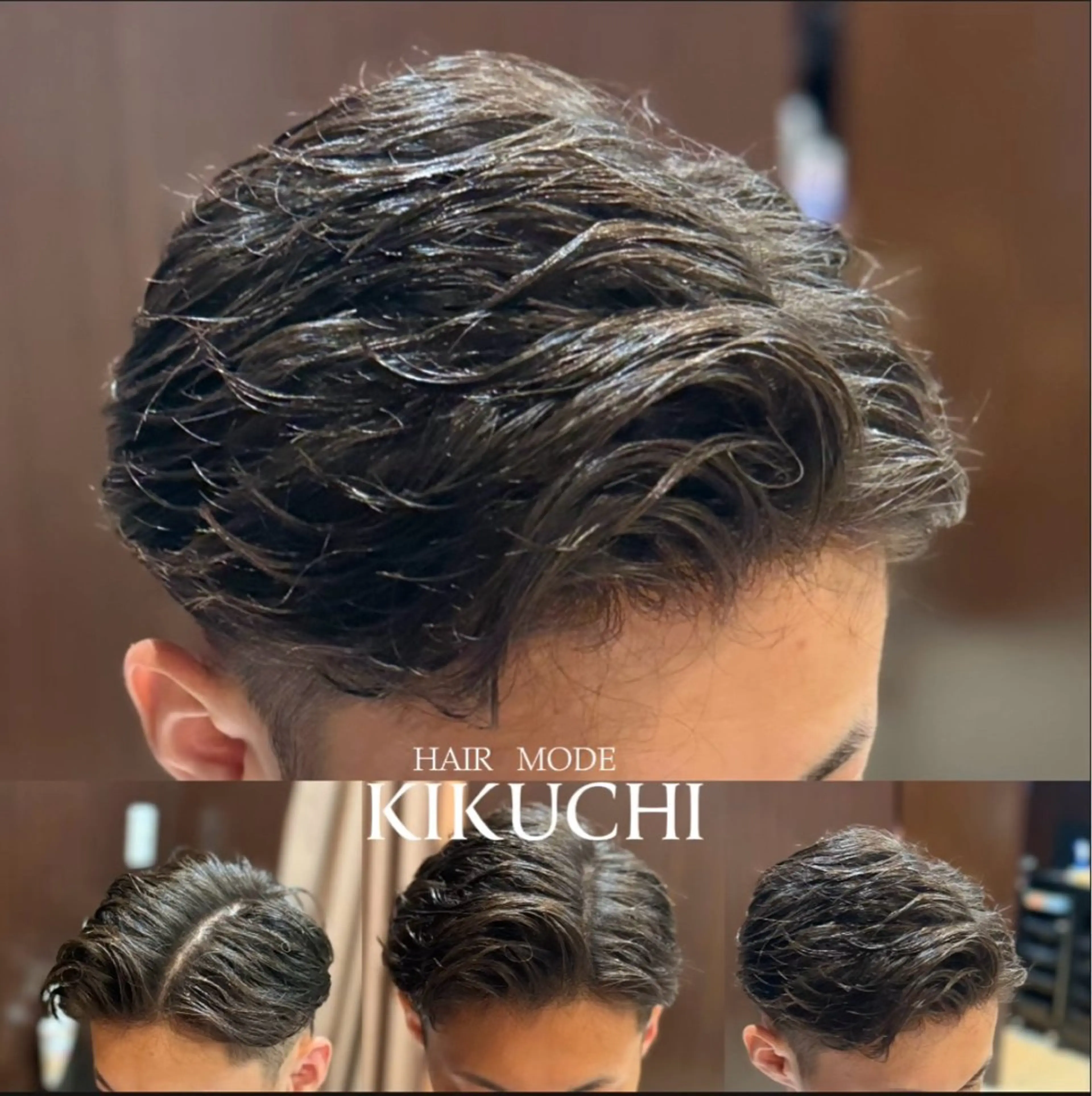 ツーブロックスタイルの写真